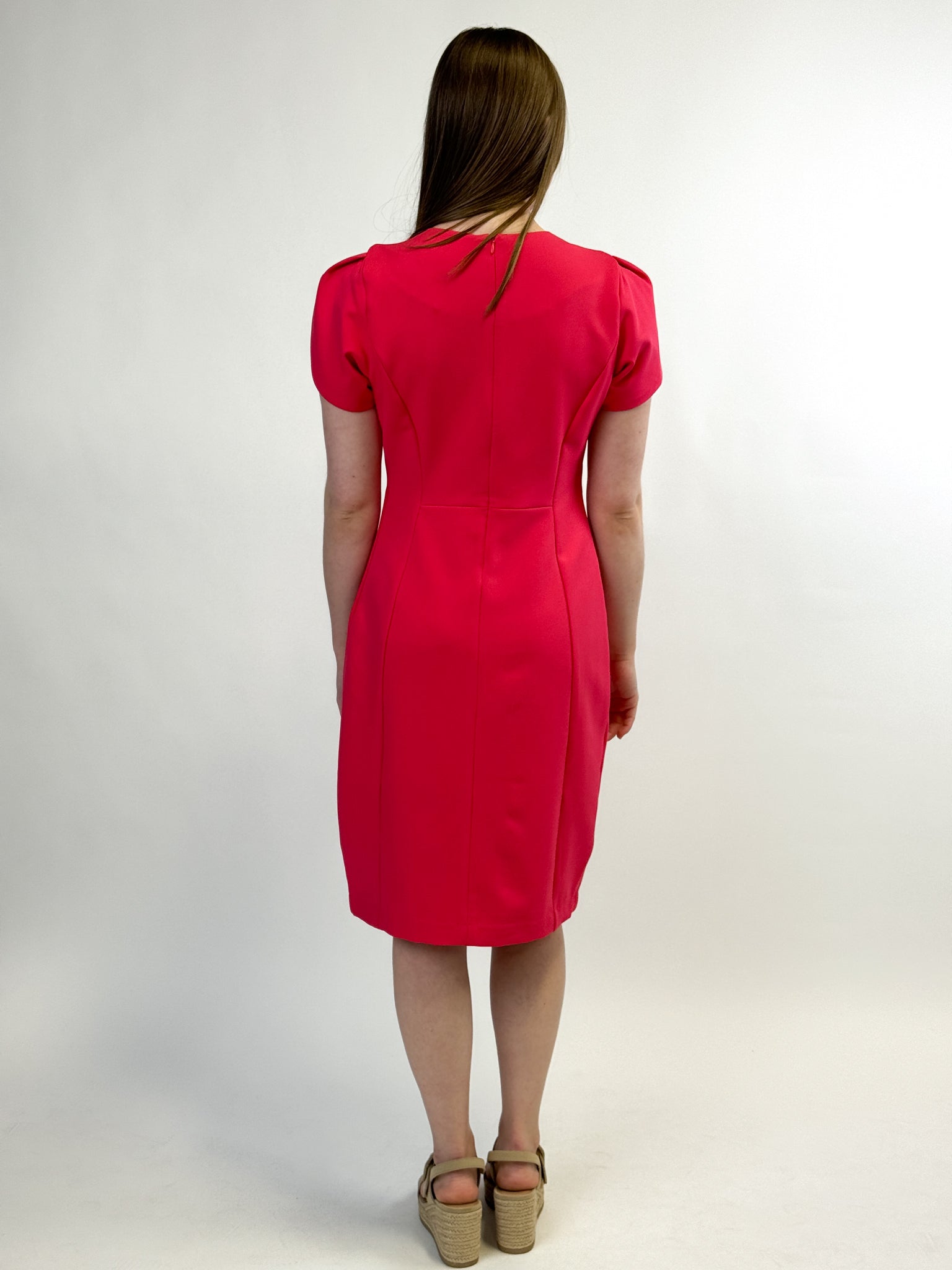 Liverpool Tulip Sleeve Sheath Dress