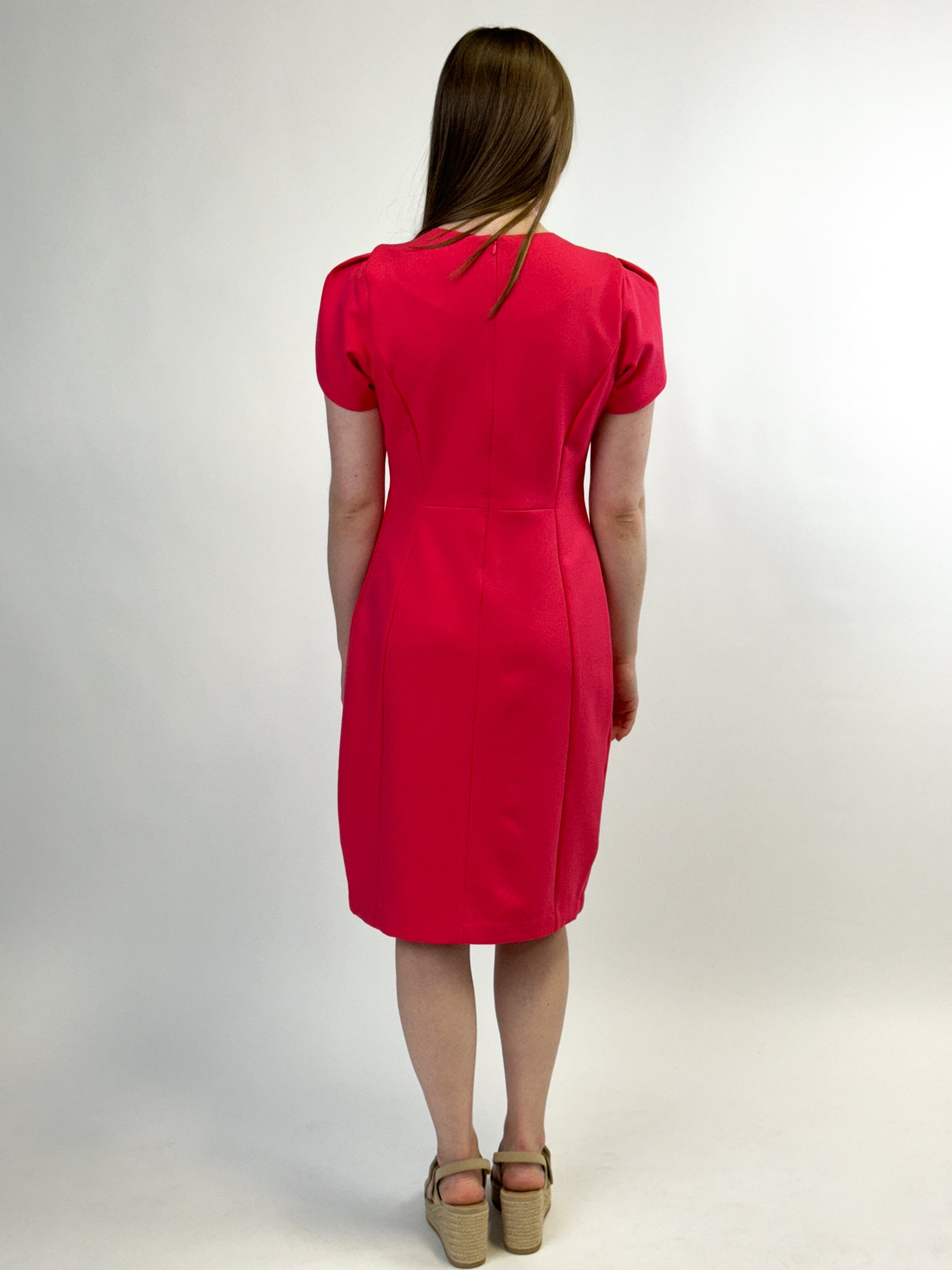 Liverpool Tulip Sleeve Sheath Dress