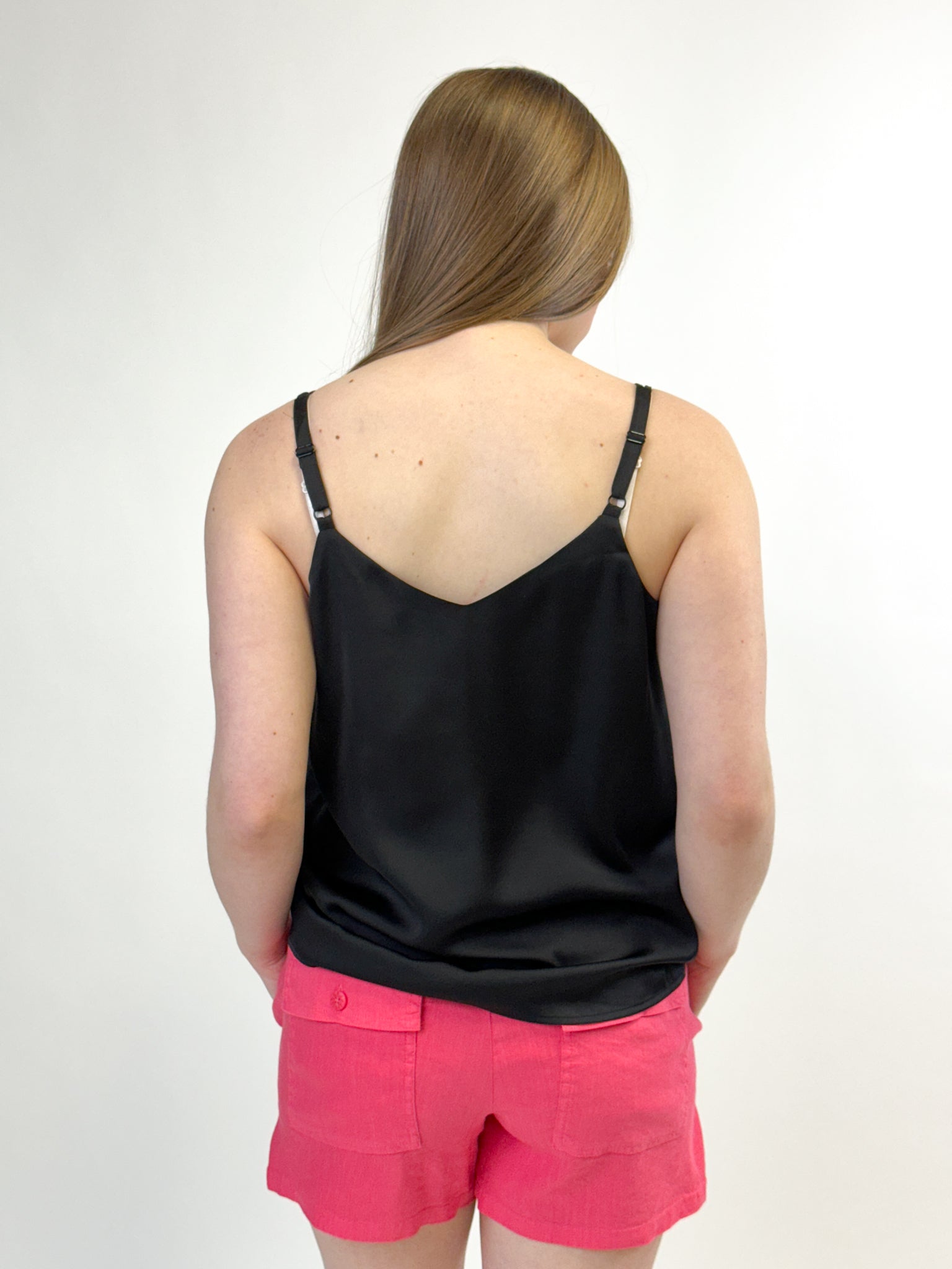 Double Strap Cami - Black