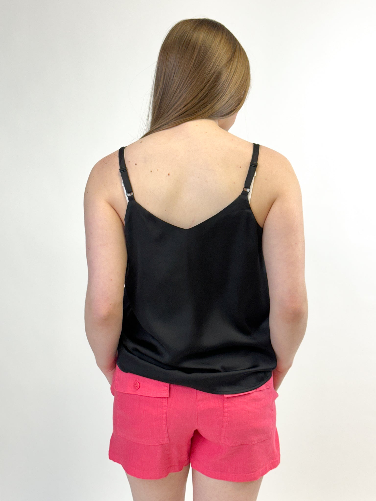 Double Strap Cami - Black