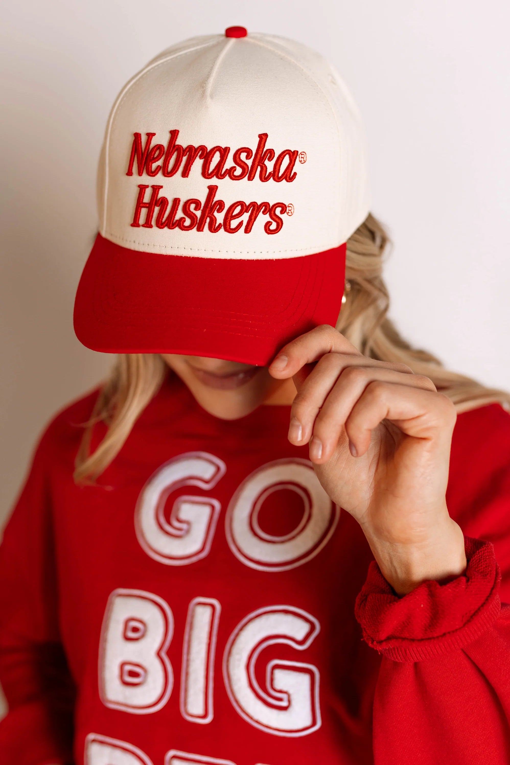 Nebraska Script Trucker Hat