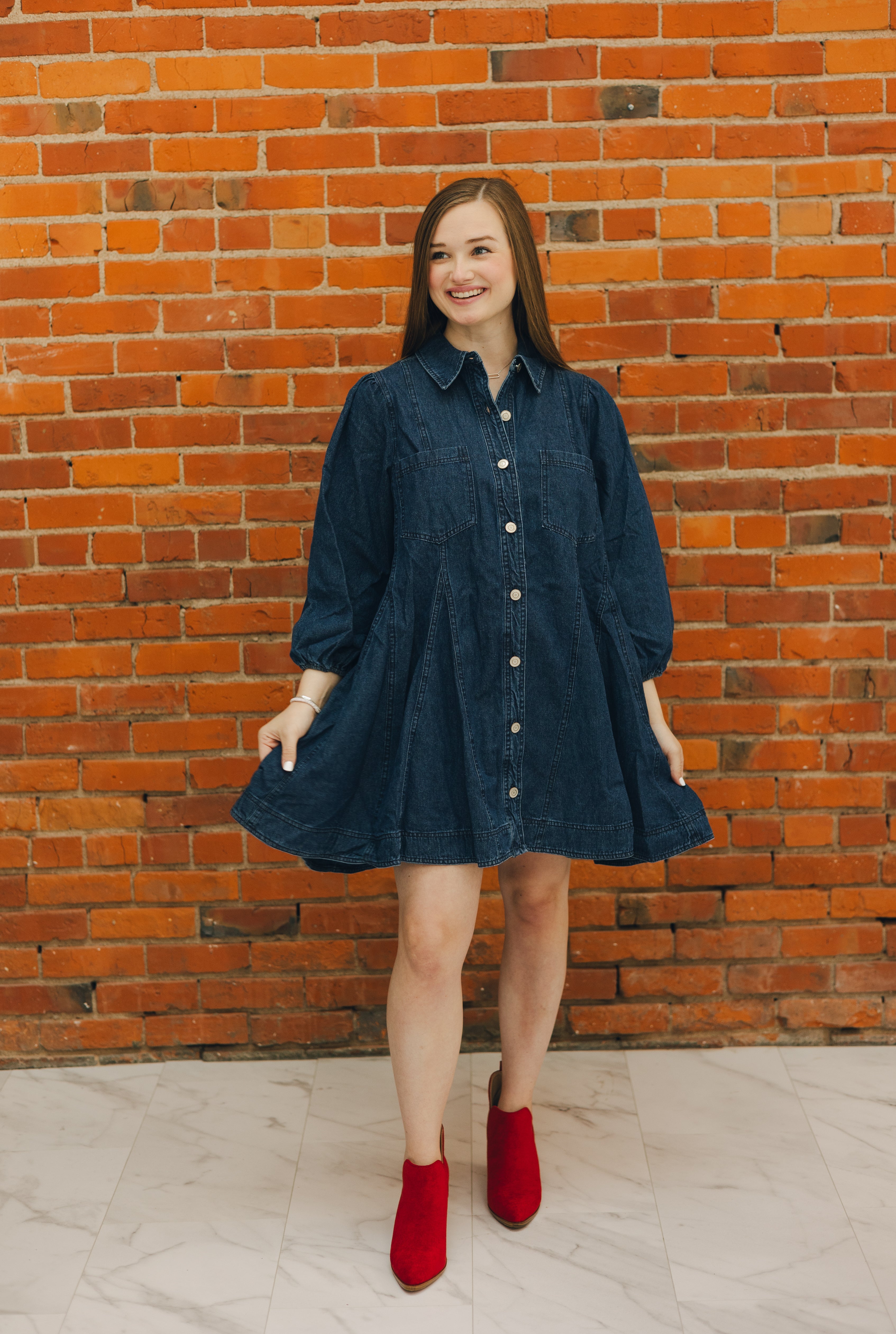 Dark Denim Dress