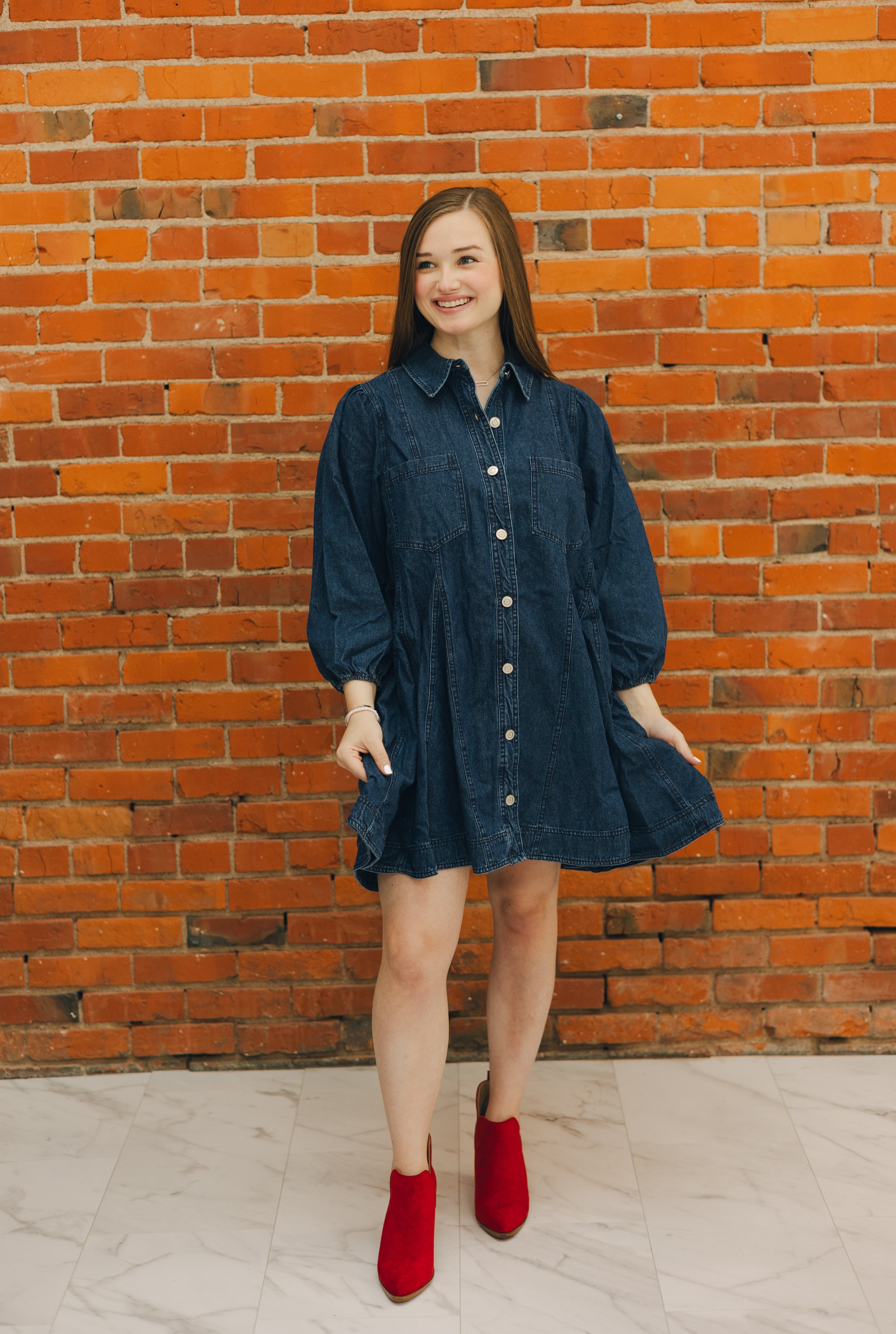 Dark Denim Dress