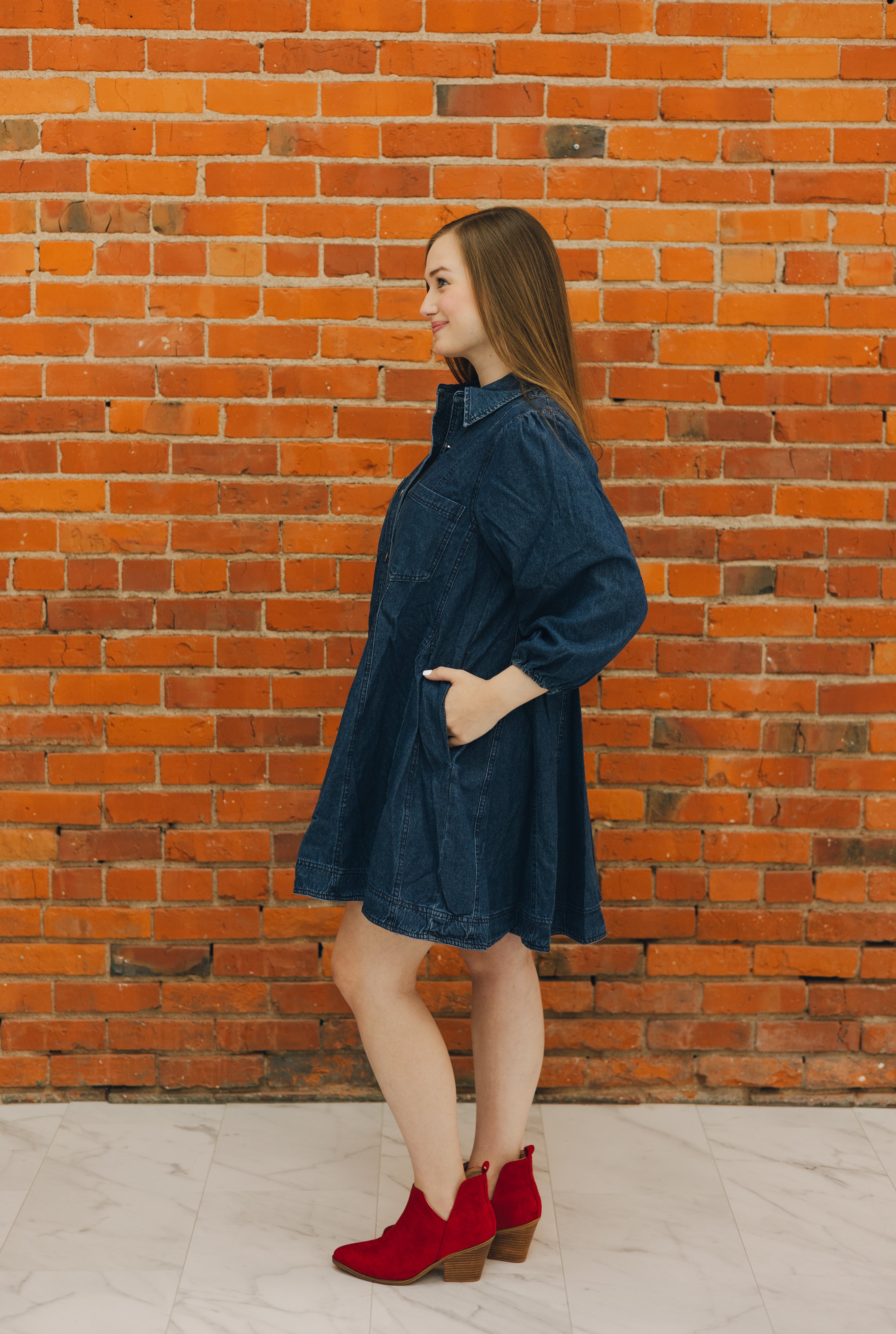 Dark Denim Dress