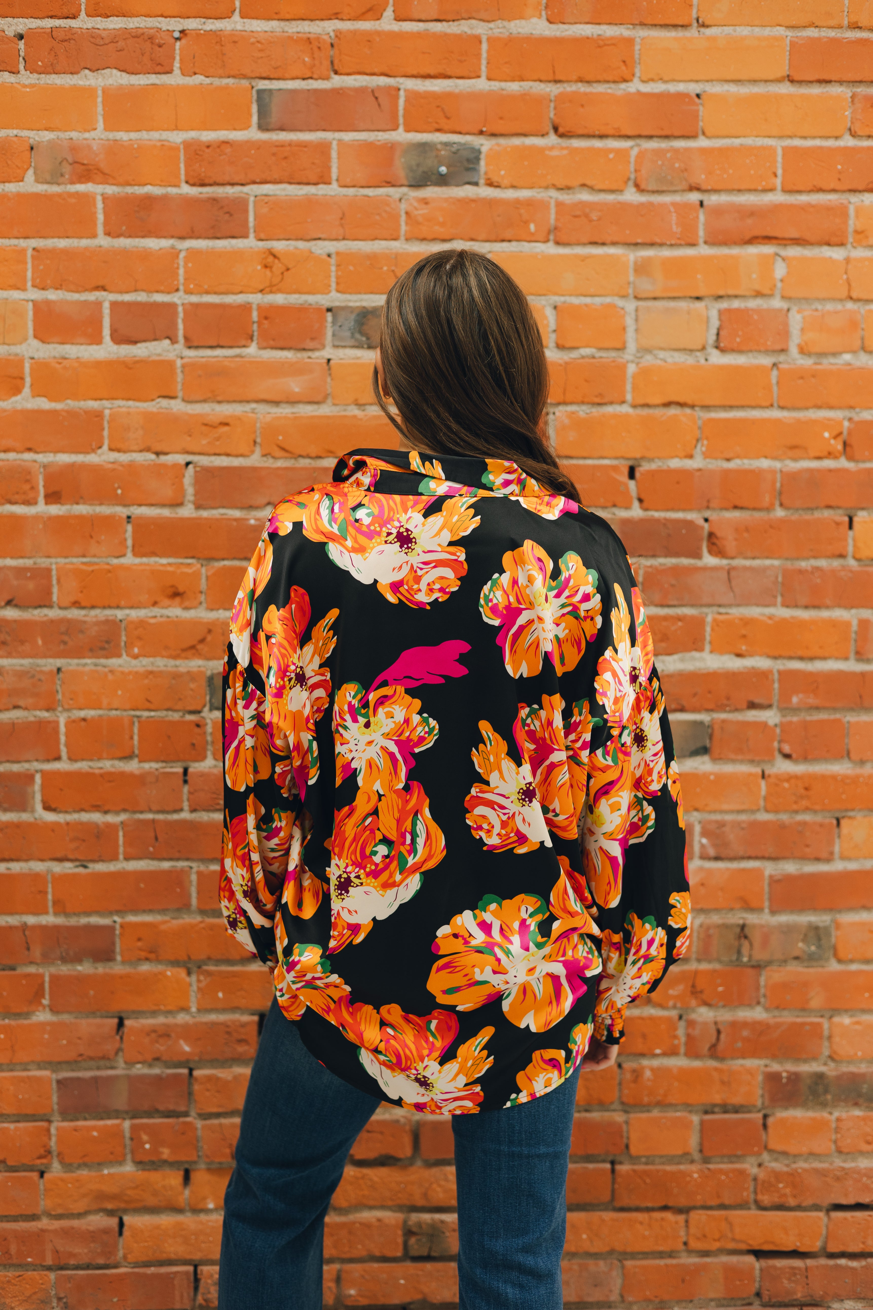 Bold Floral Blouse