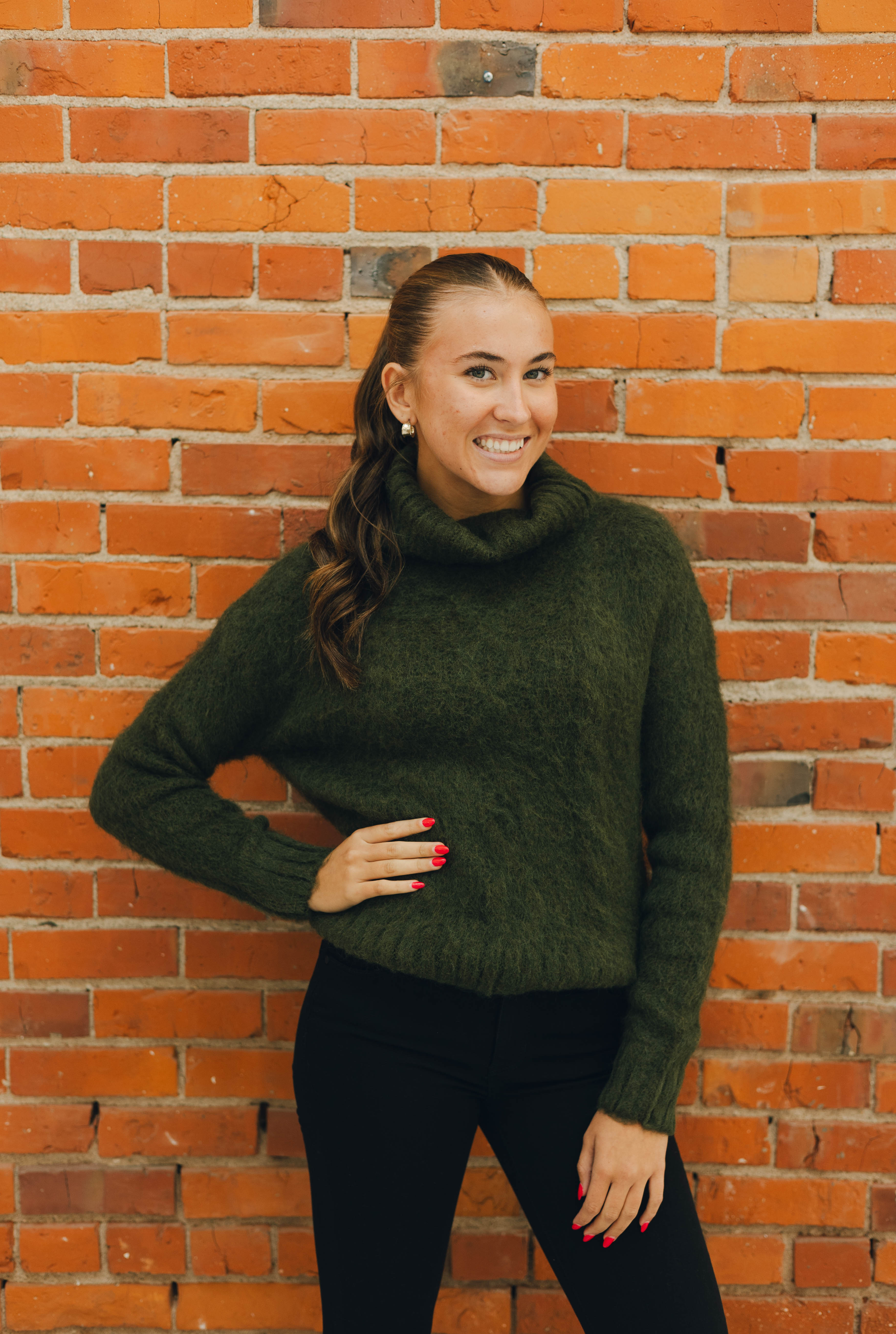 Molly Bracken Turtleneck Knitted Sweater