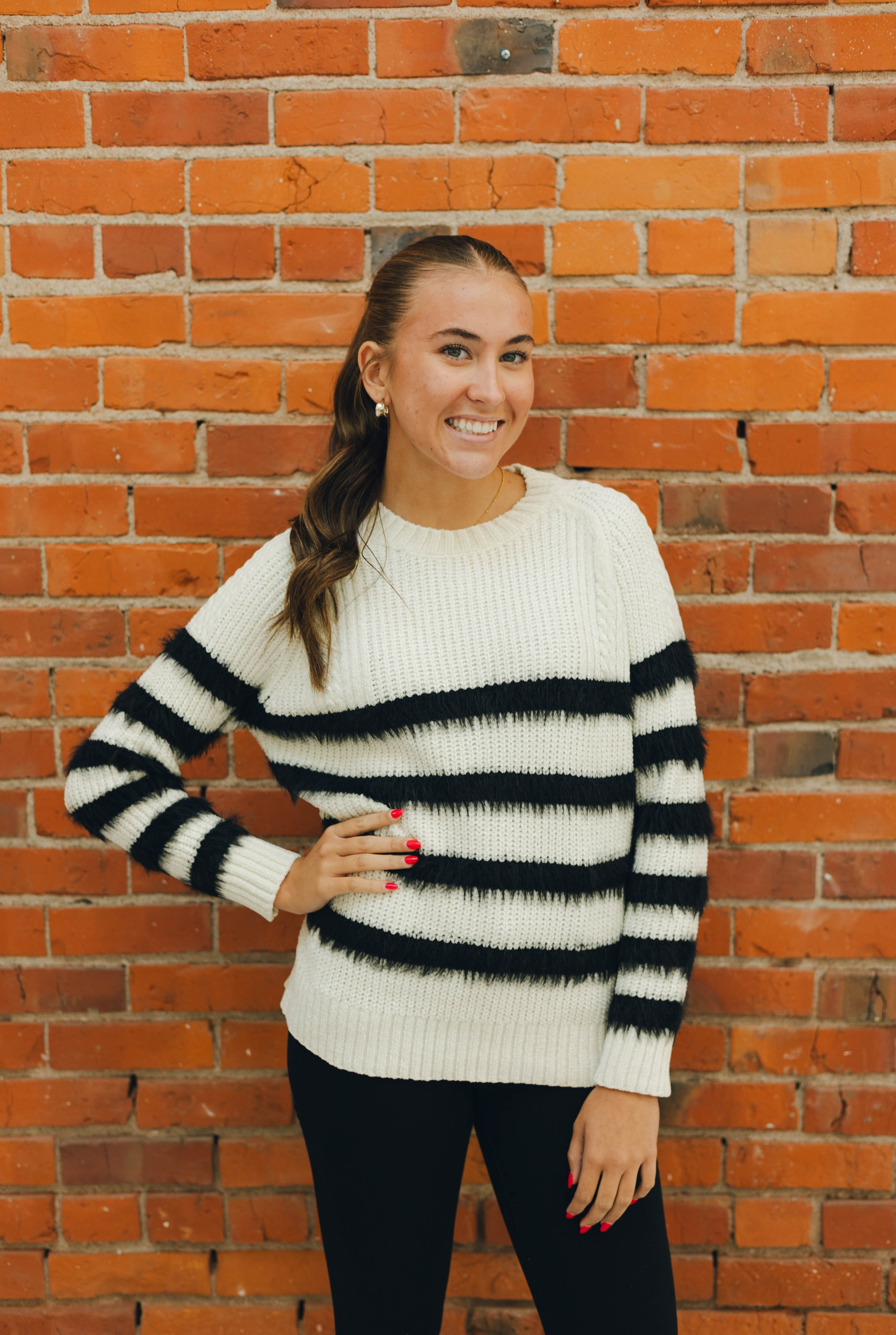 Molly Bracken Striped Sweater