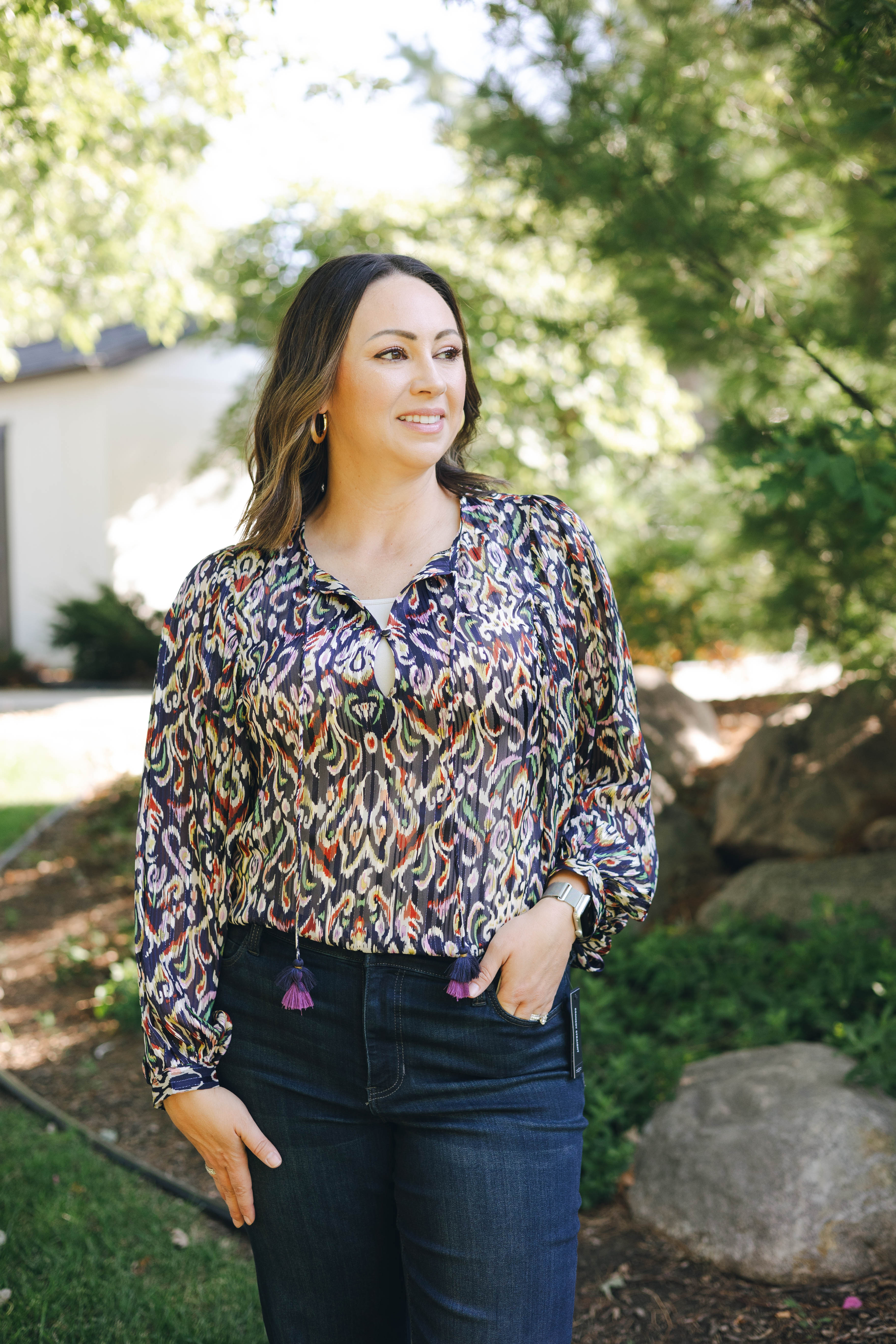 Molly Bracken Woven Blouse