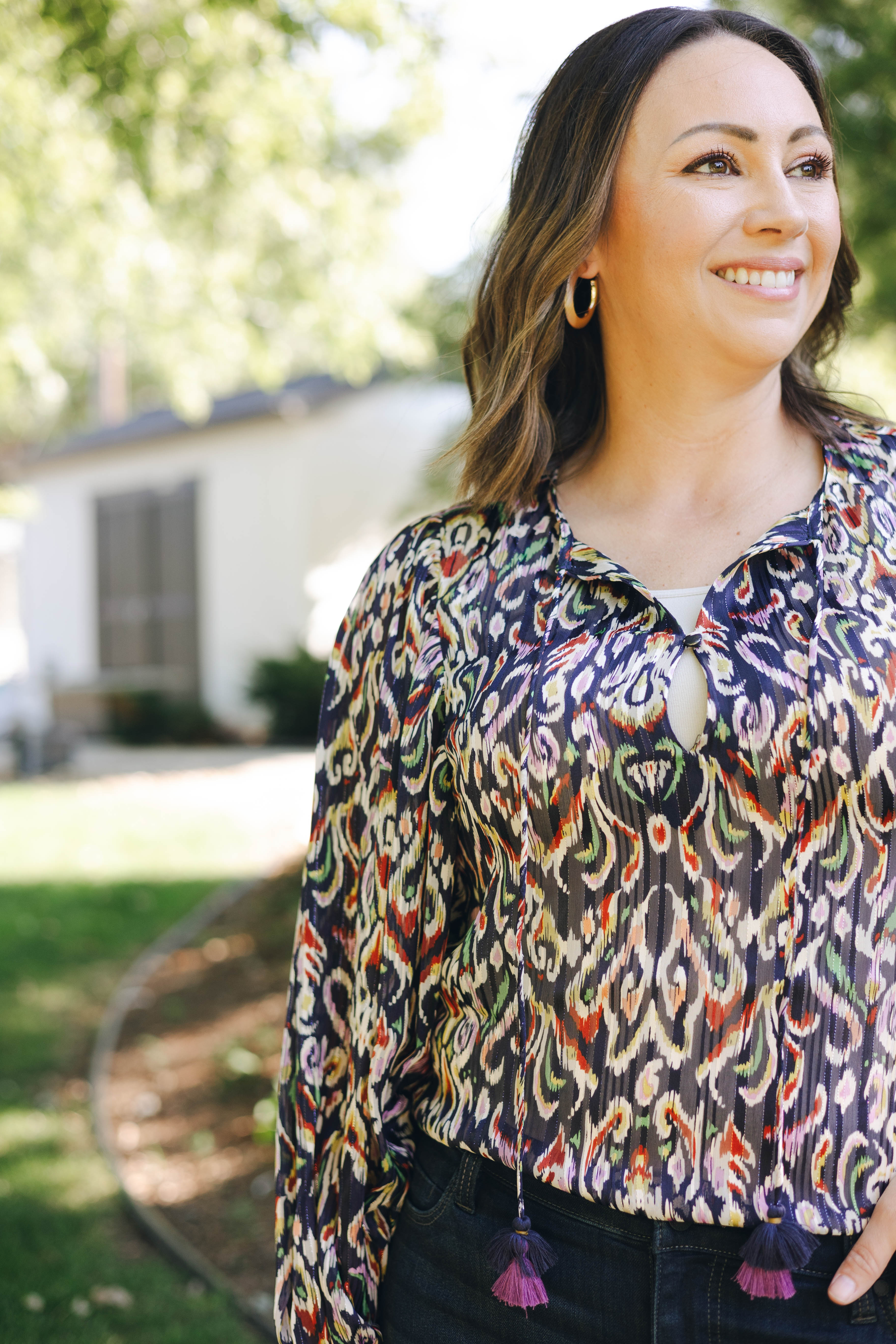 Molly Bracken Woven Blouse