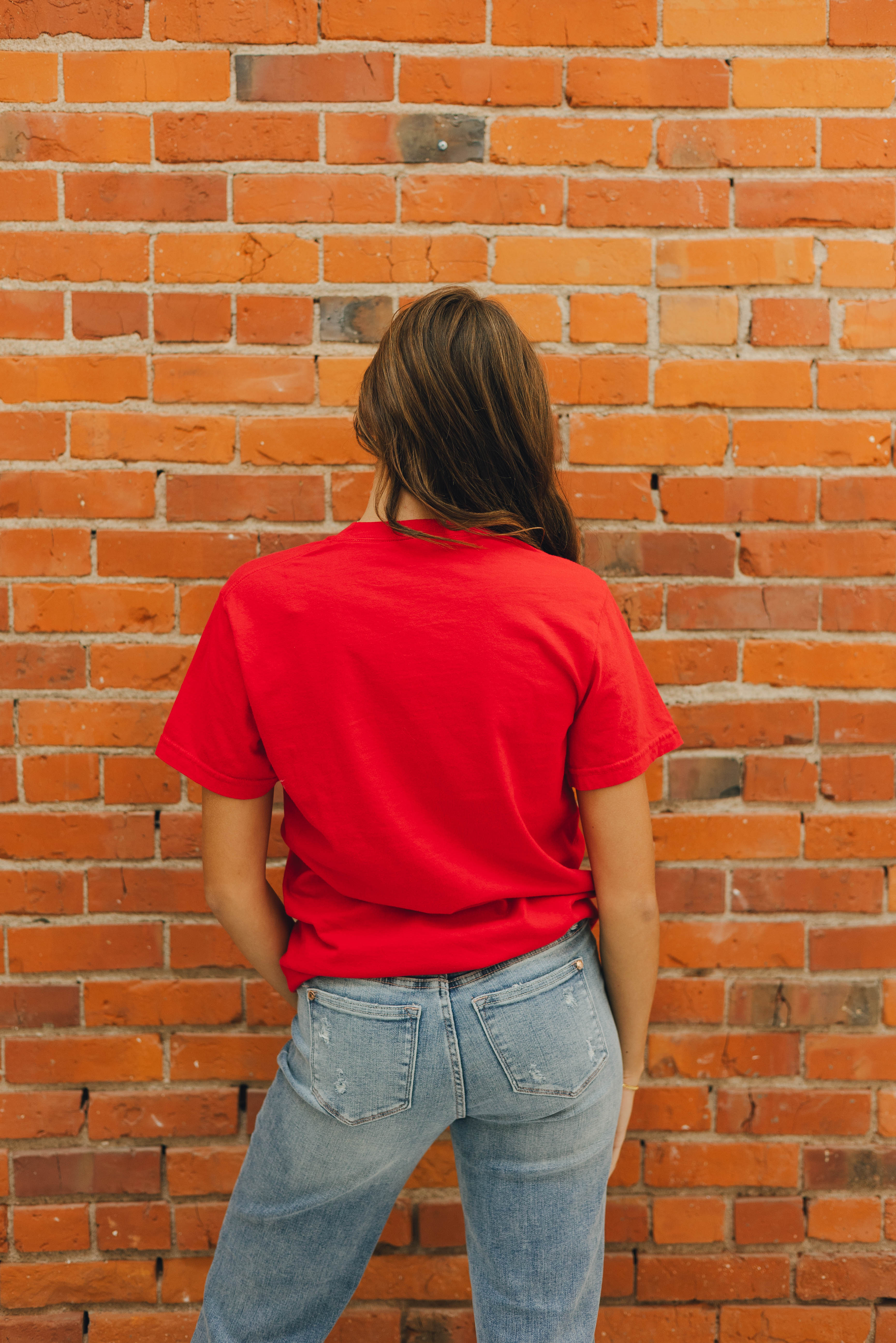 Distressed Kansas City Football Tee