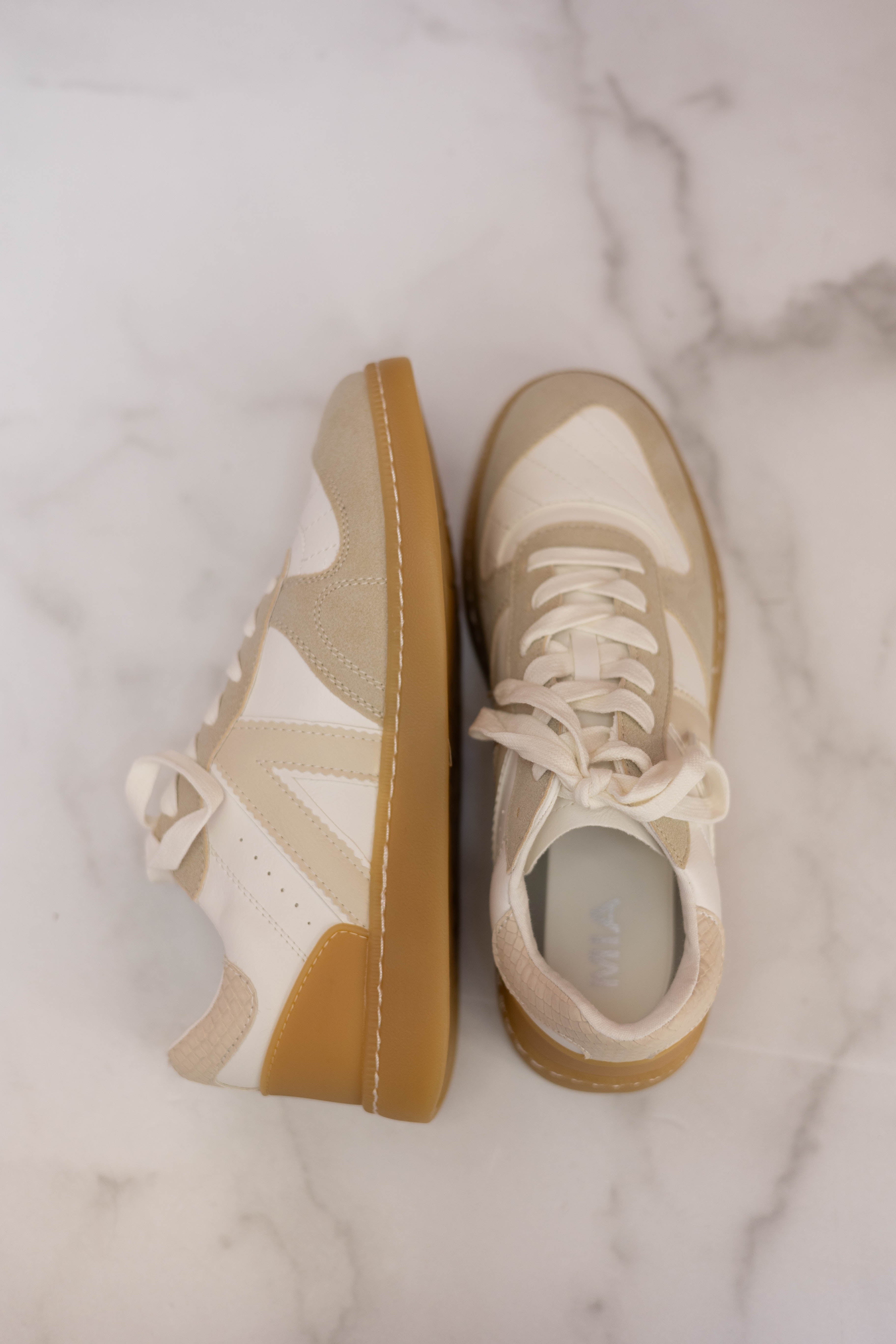 MIA Vesta Sneakers - White/Ecru