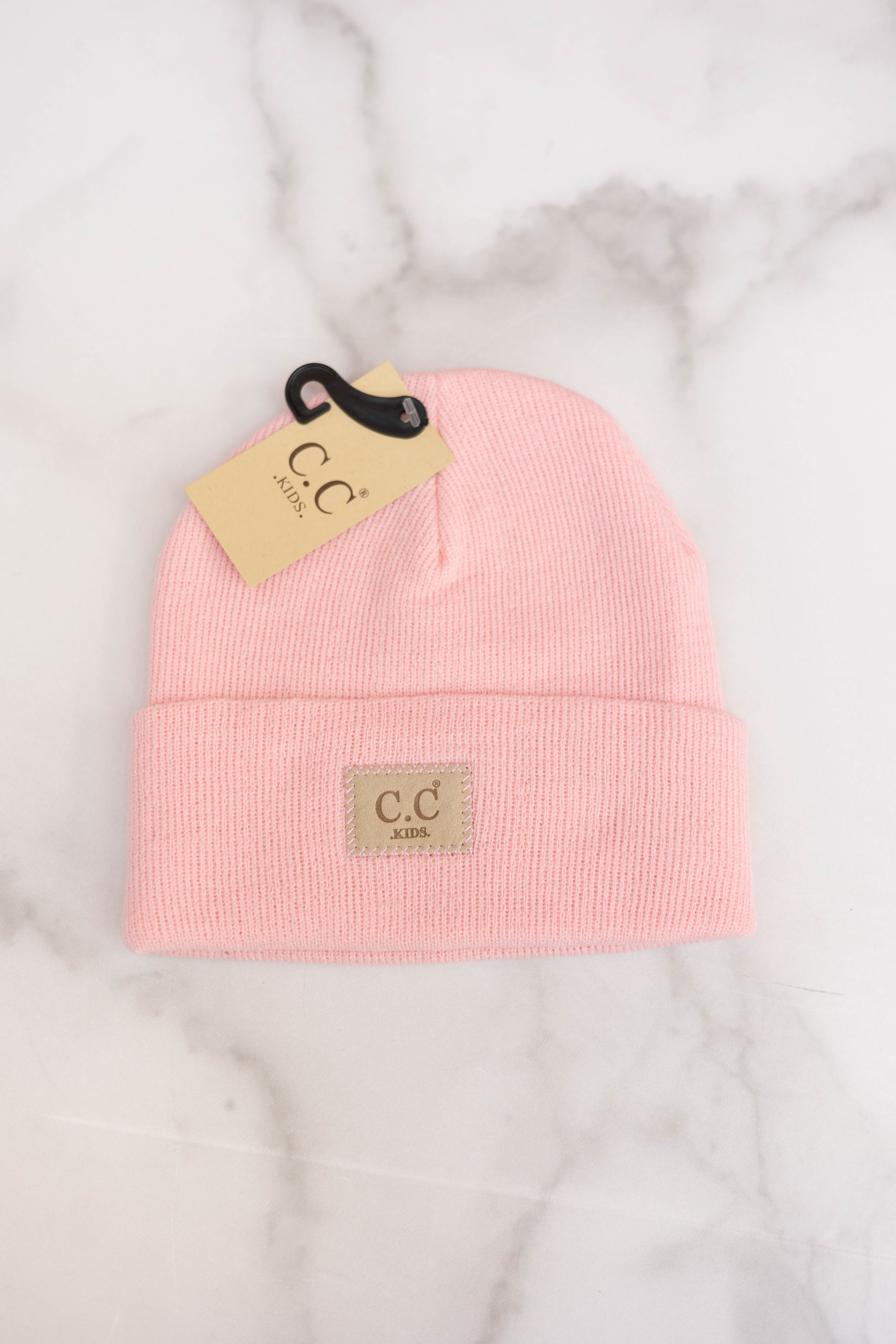 C.C Kids Classic Rib Patch Beanie