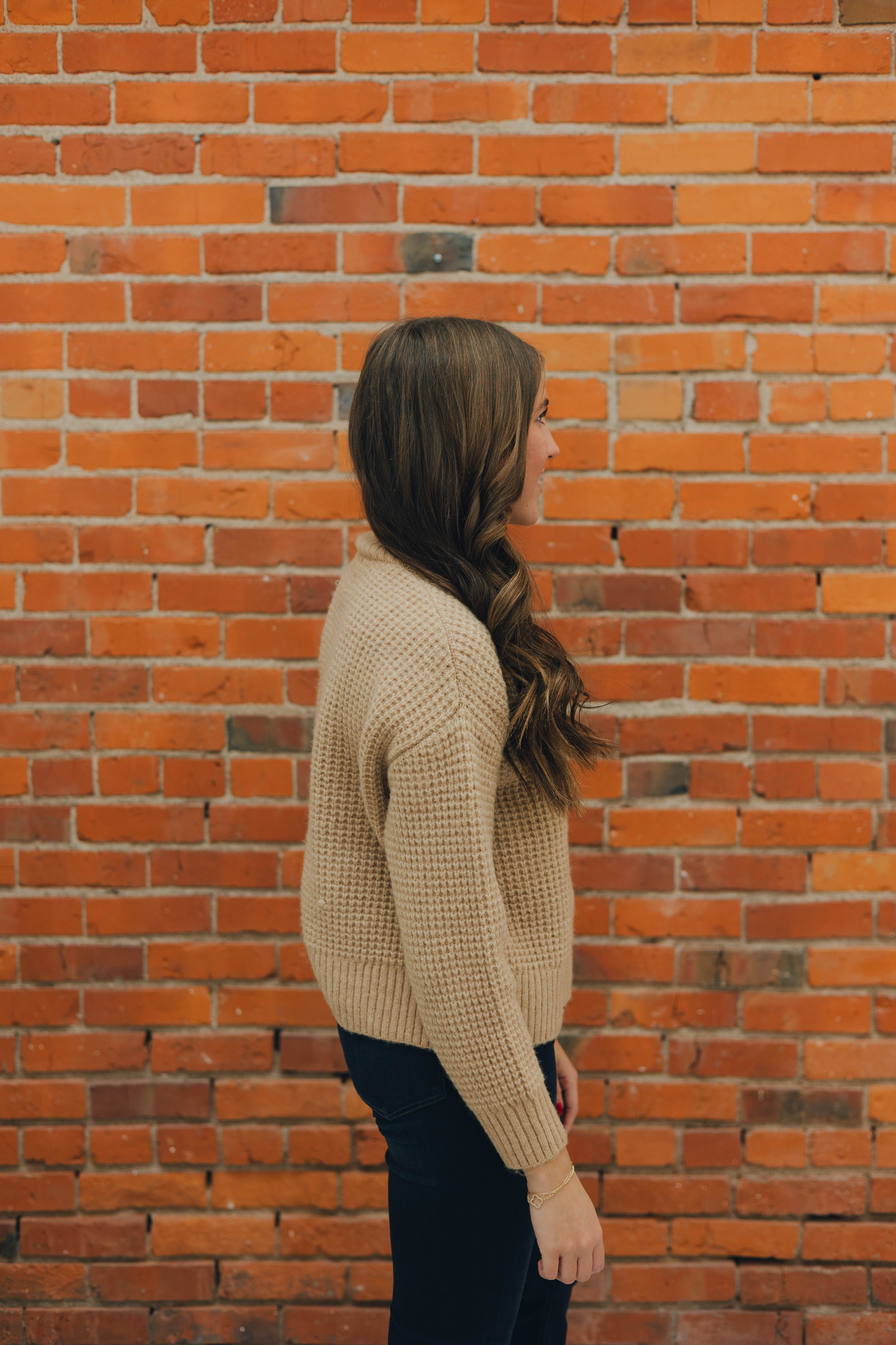 Molly Bracken Beige Sweater