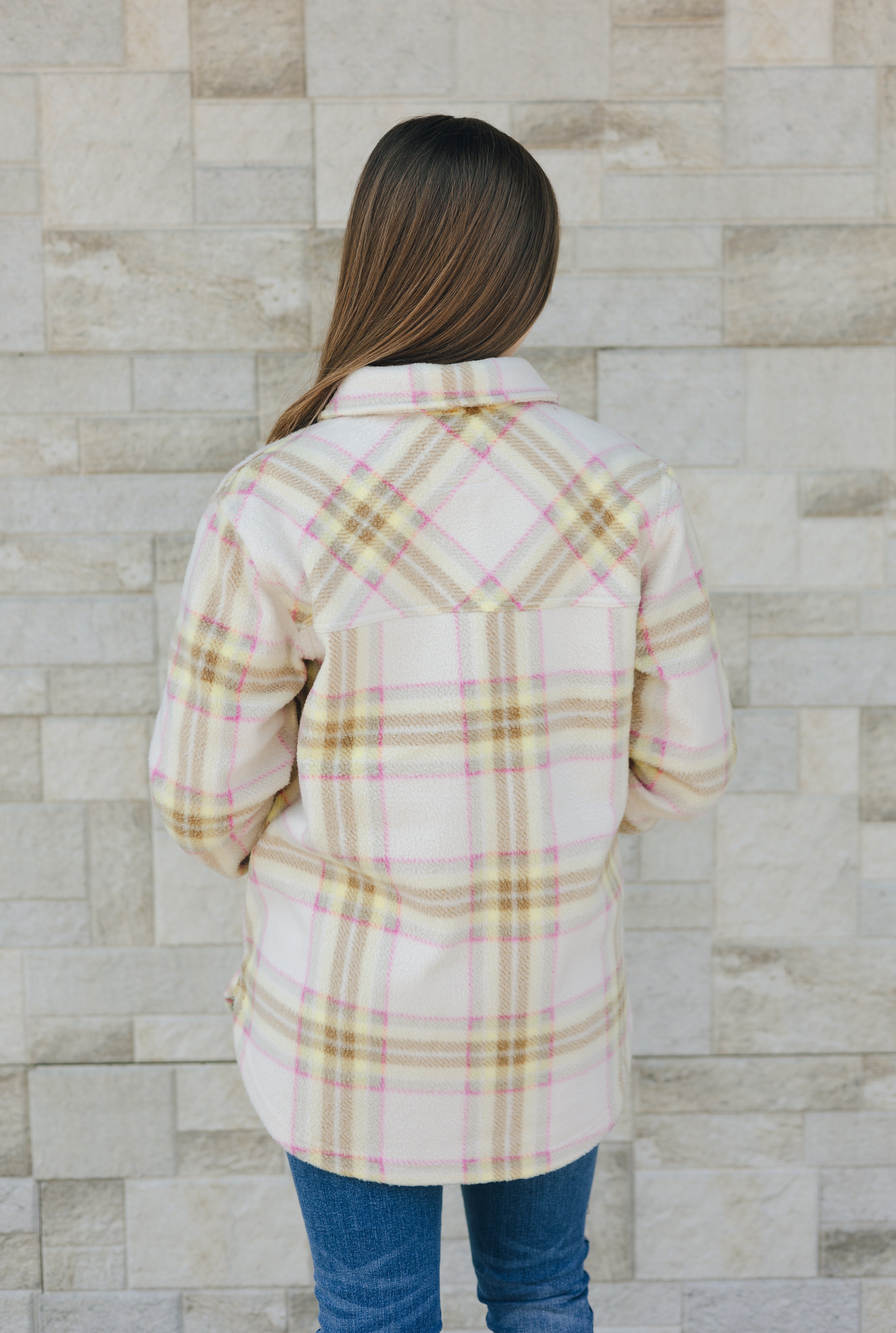 Thread & Supply Tullis Jacket - Cream Bronze Plaid