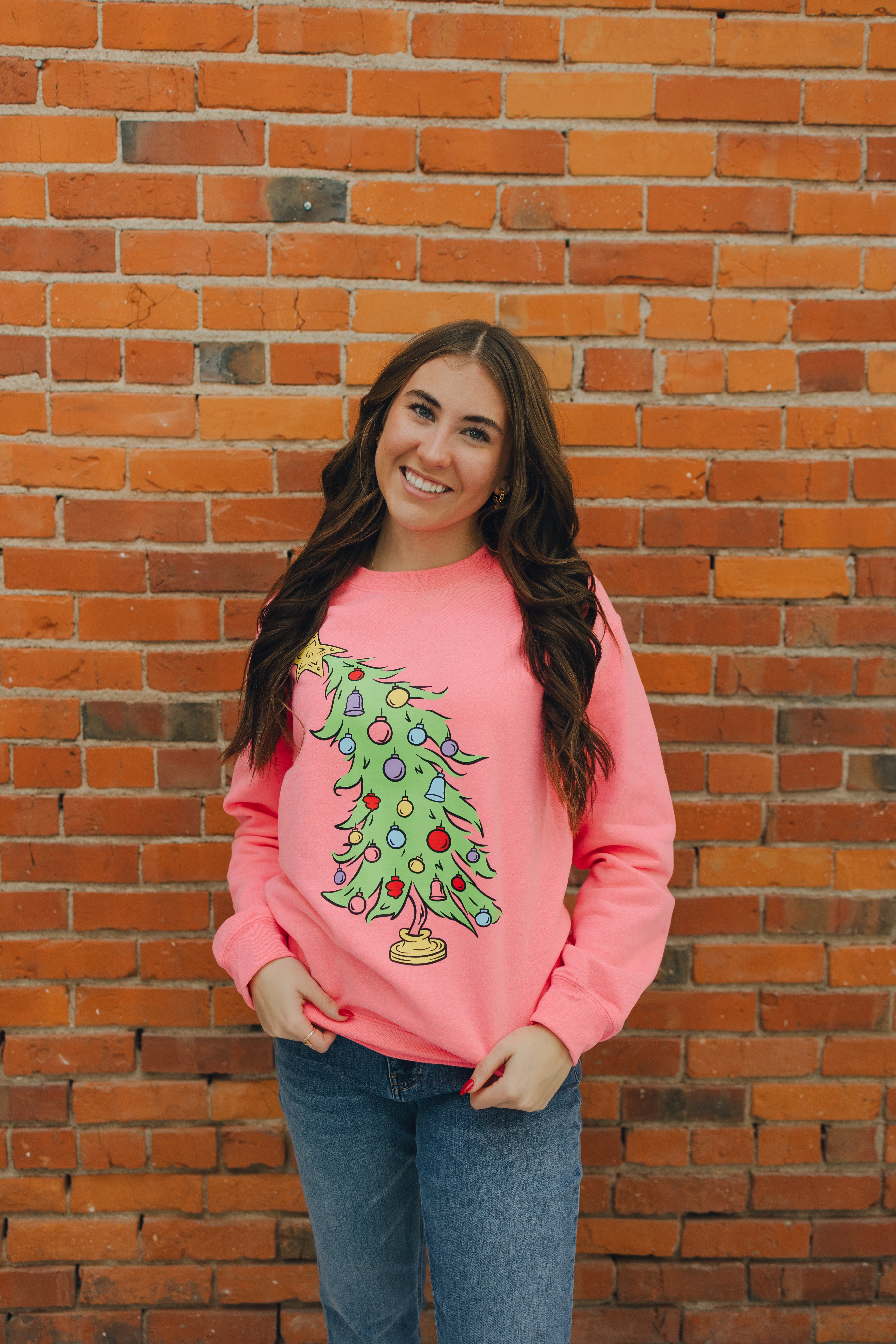 Grinch Tree Sweatshirt