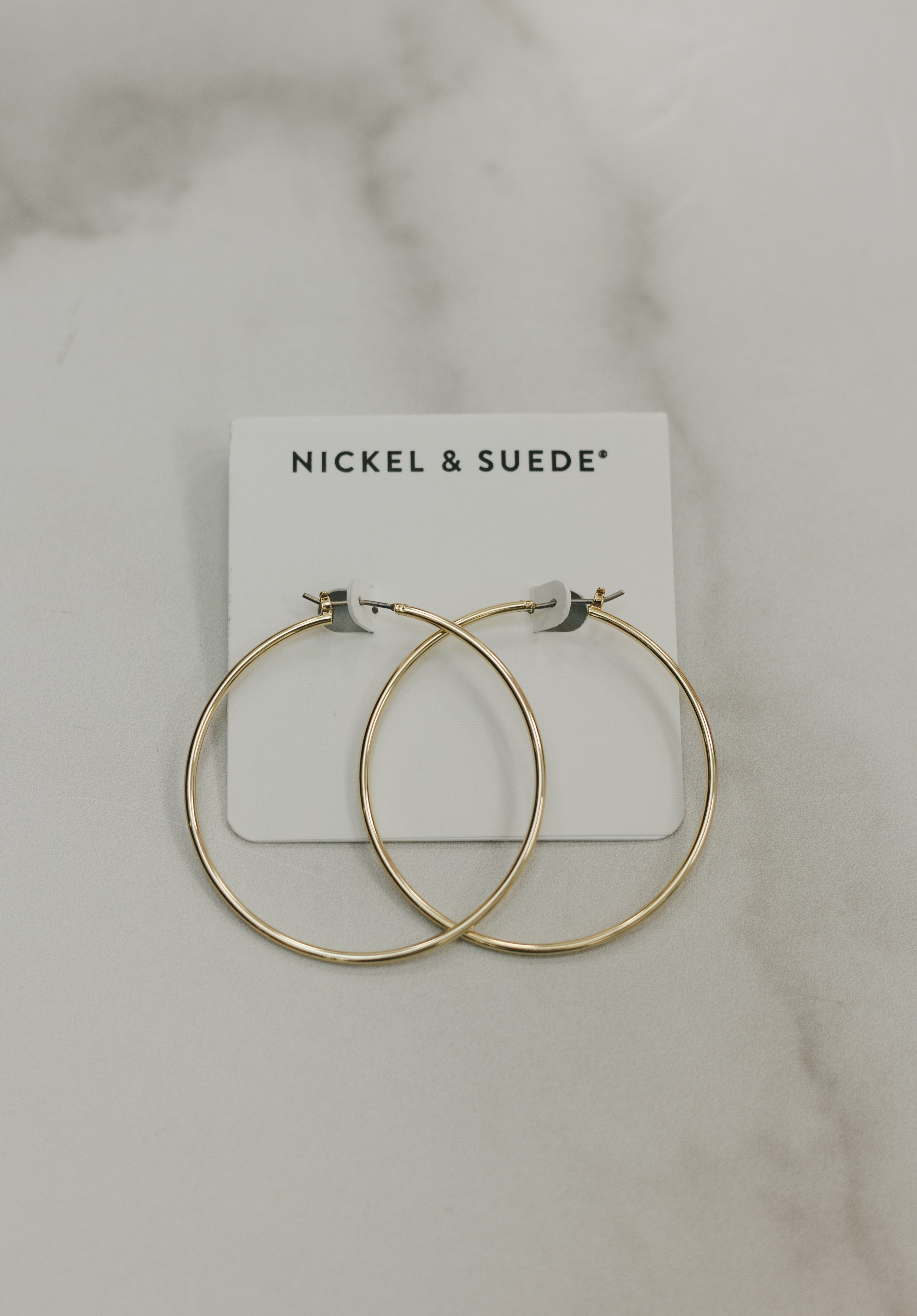 Gold Halo Hoops - X-Large