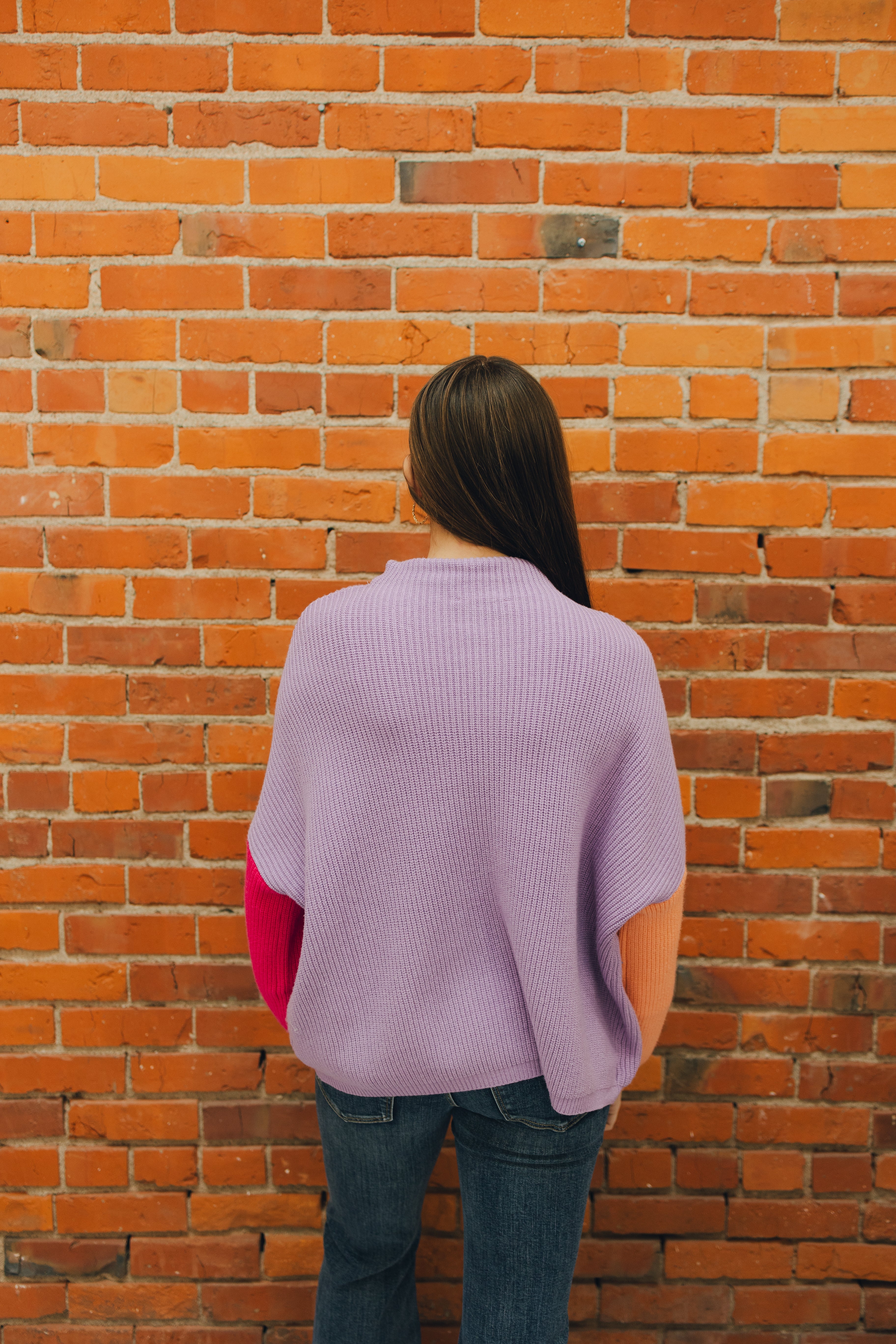 Contrast Colored Sweater