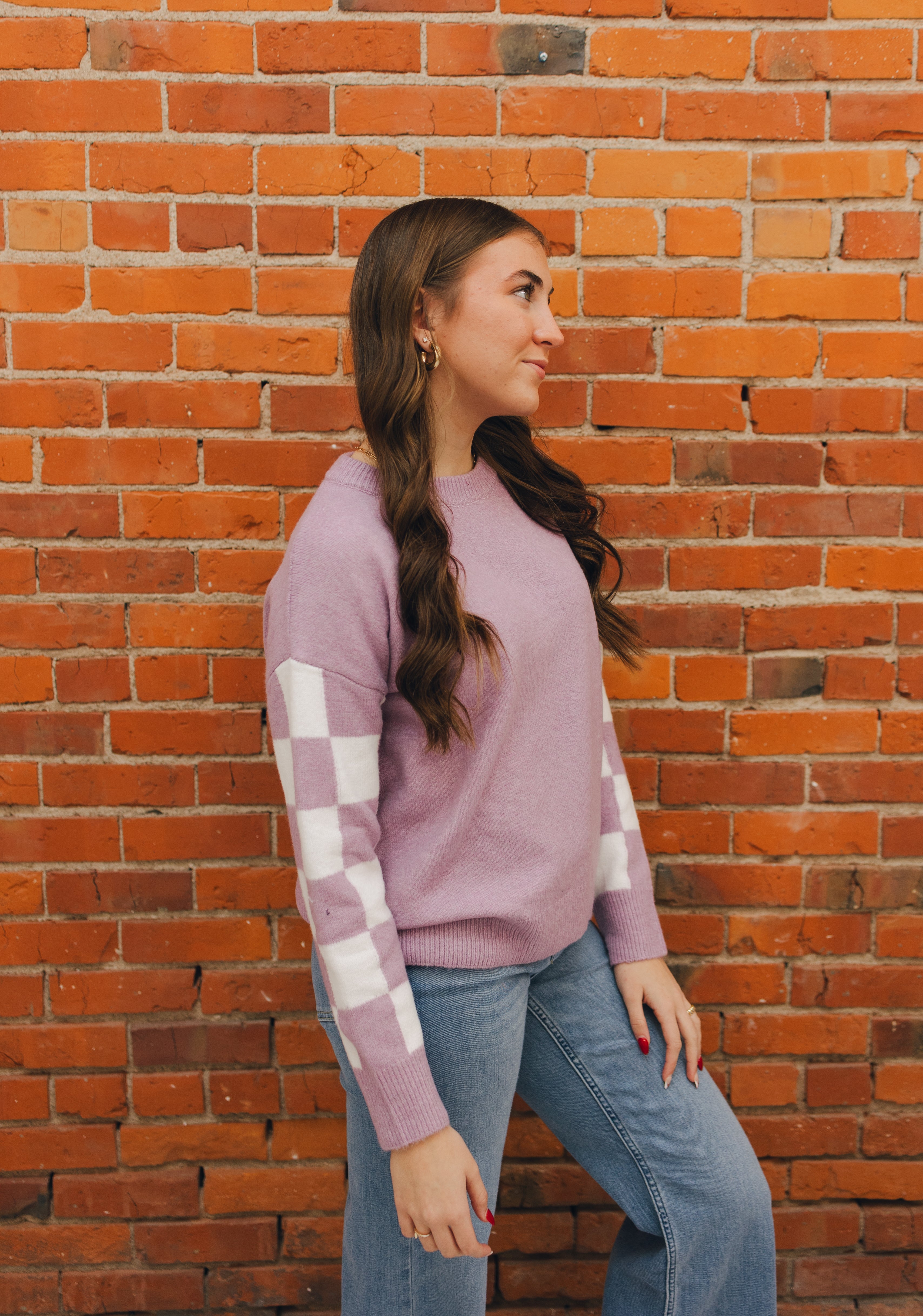 Checkerboard Sweater