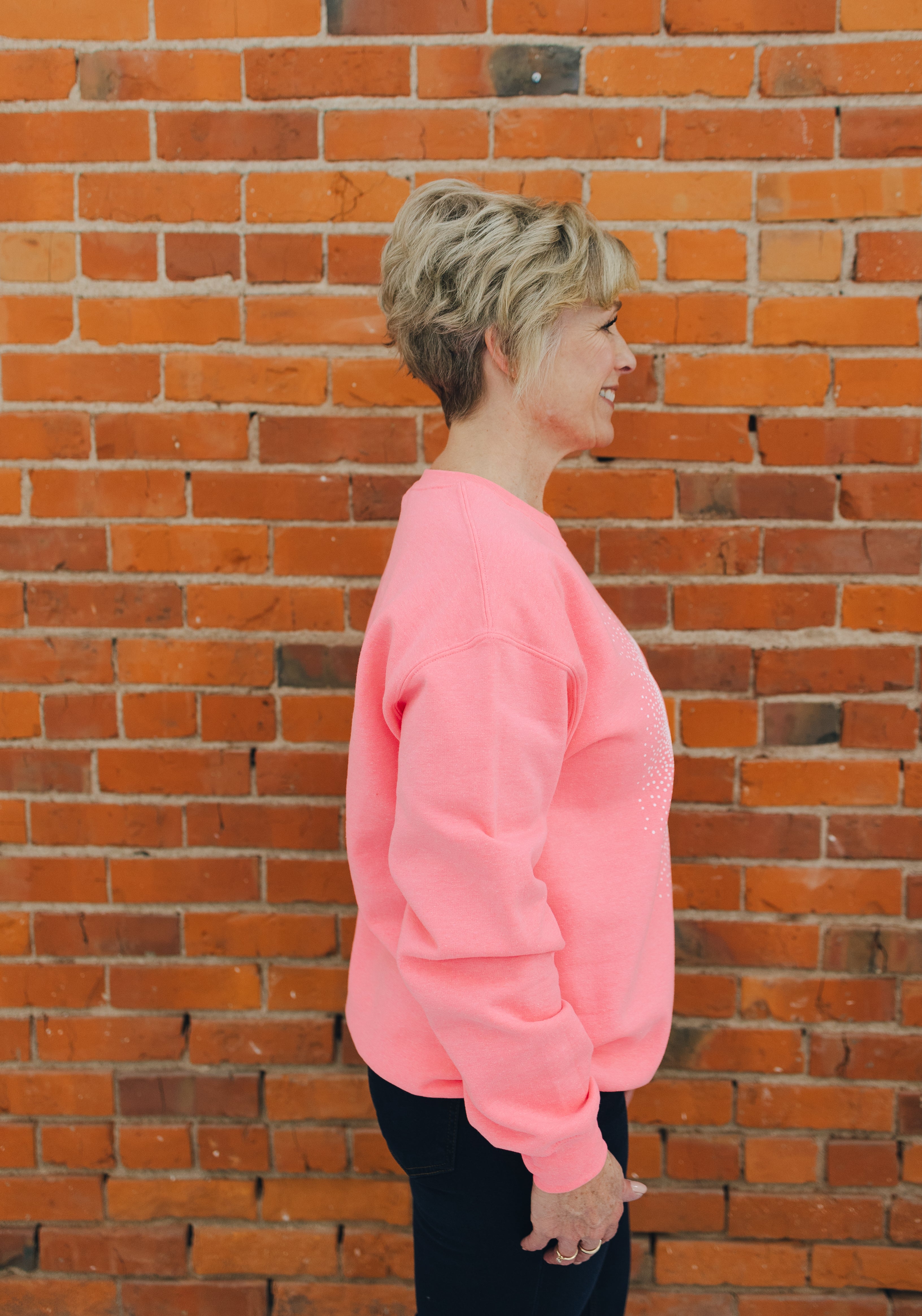 Valentine's Day Heart Dot Sweatshirt