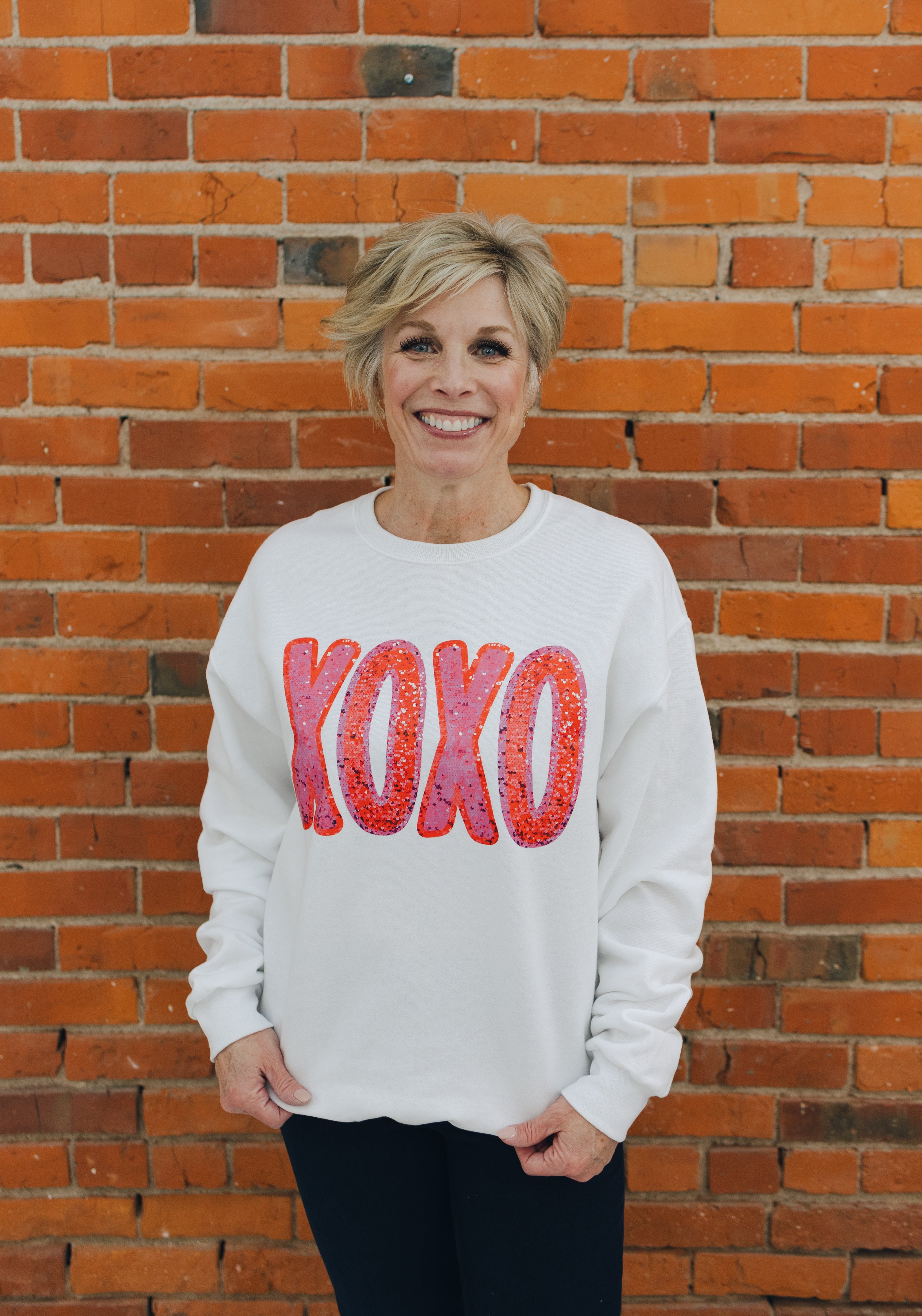 Sparkly XOXO Valentines Sweatshirt