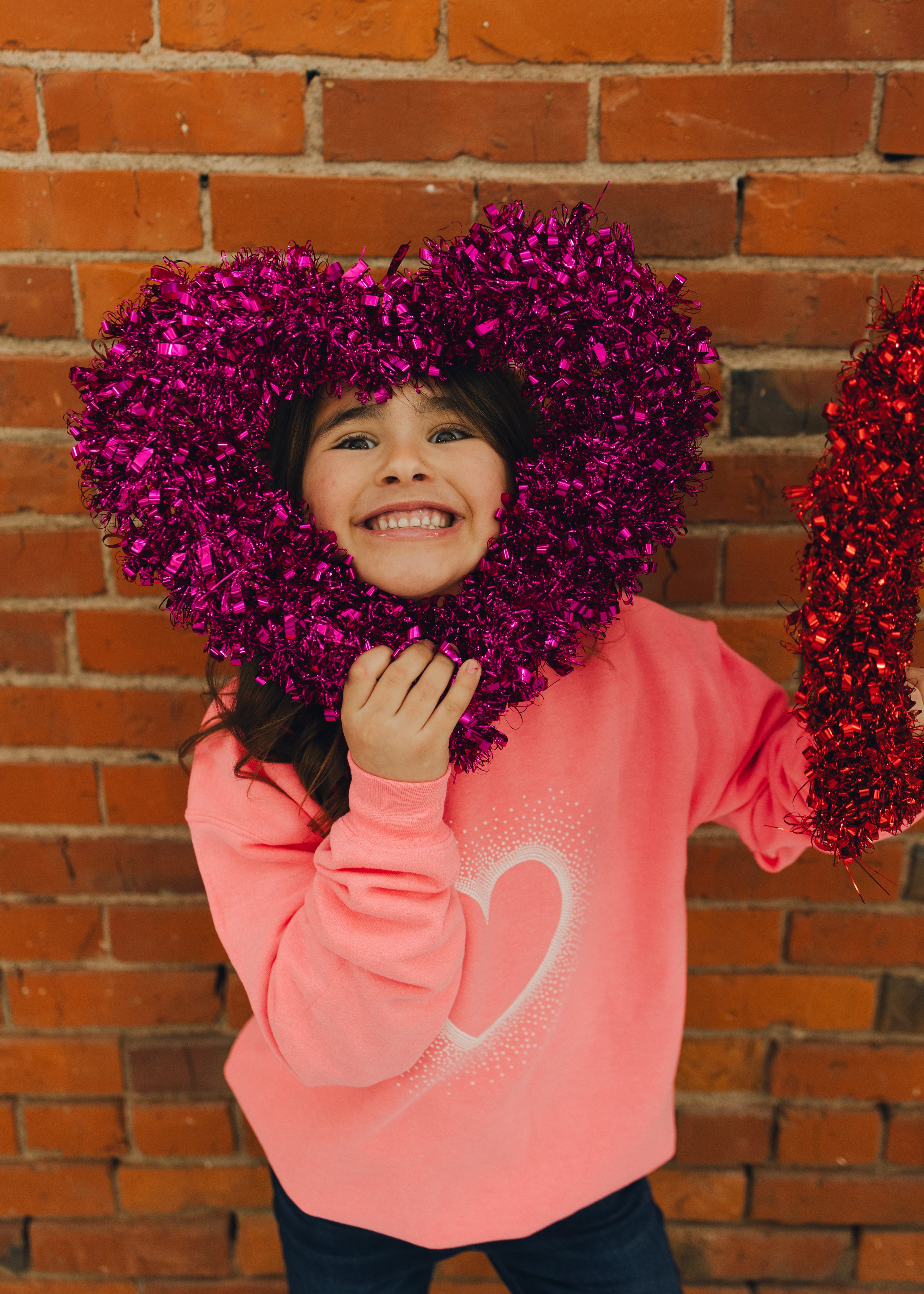 Valentine's Day Heart Dot Sweatshirt