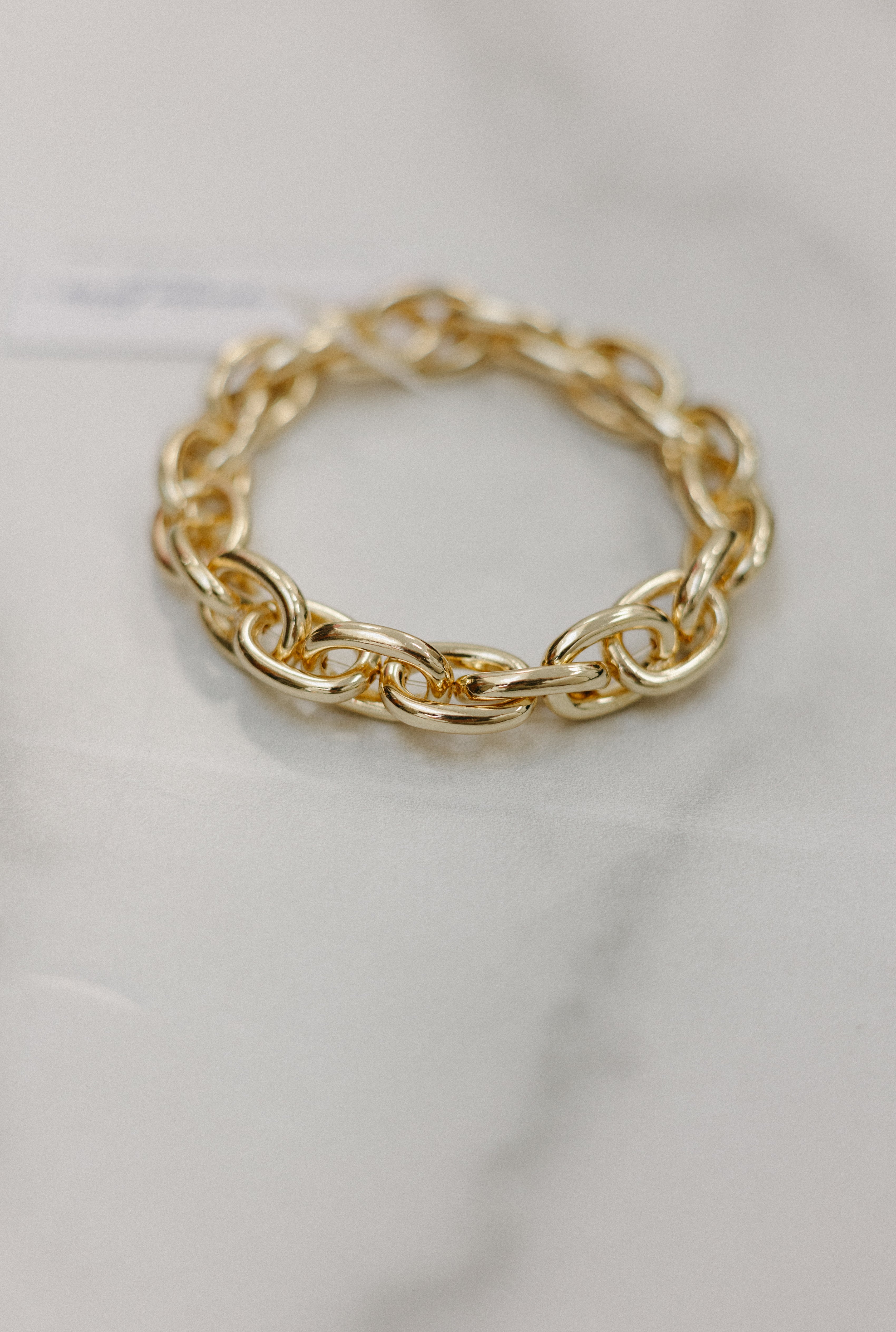 Stretch Chain Link Bracelet