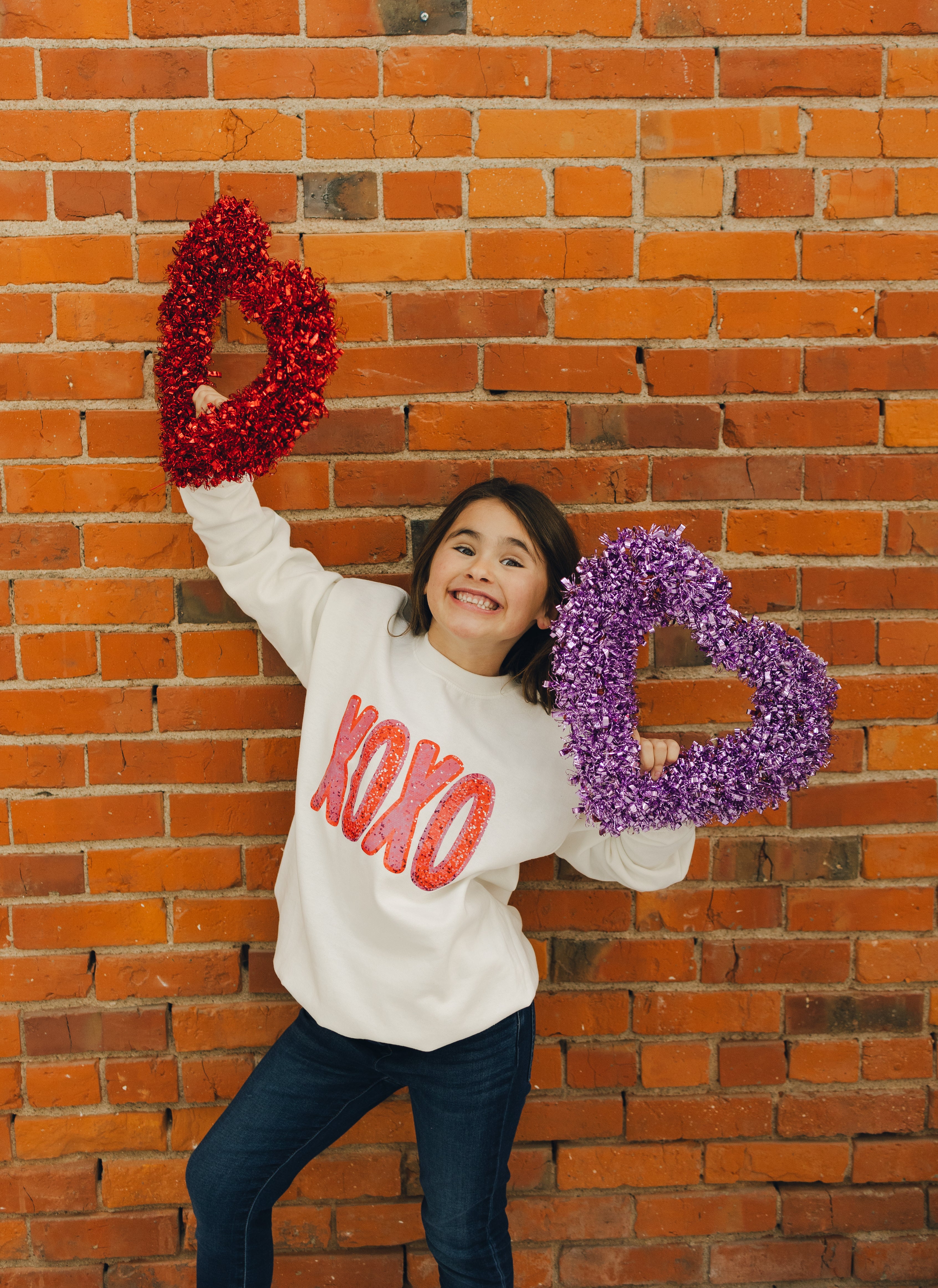 Sparkly XOXO Valentines Sweatshirt