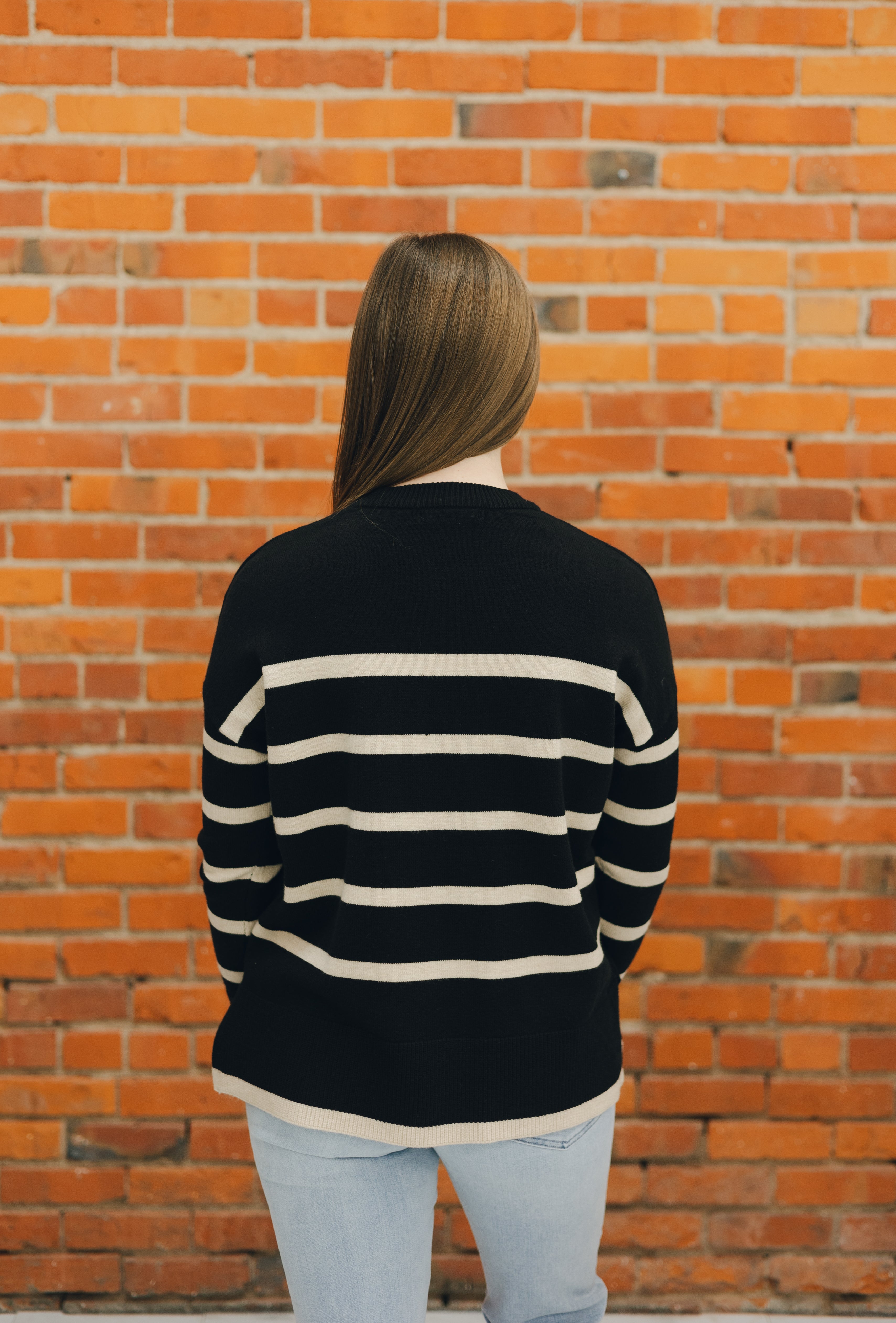 Super Soft Striped Pullover Sweater