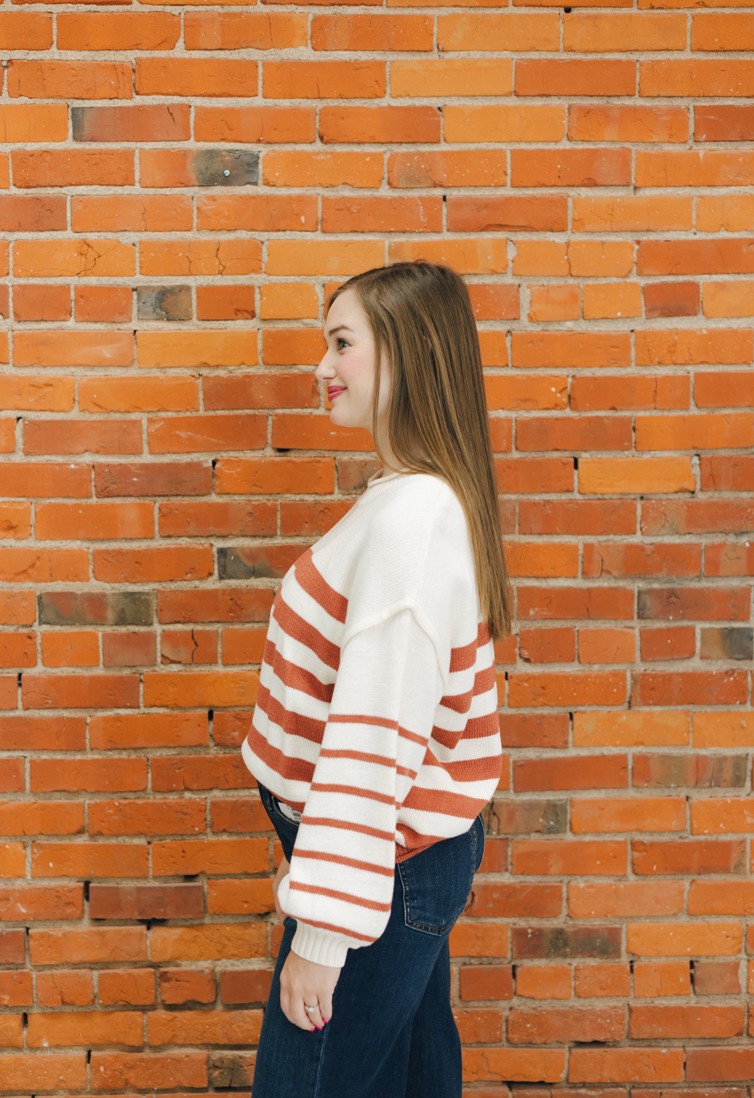 Long Sleeve Striped Sweater