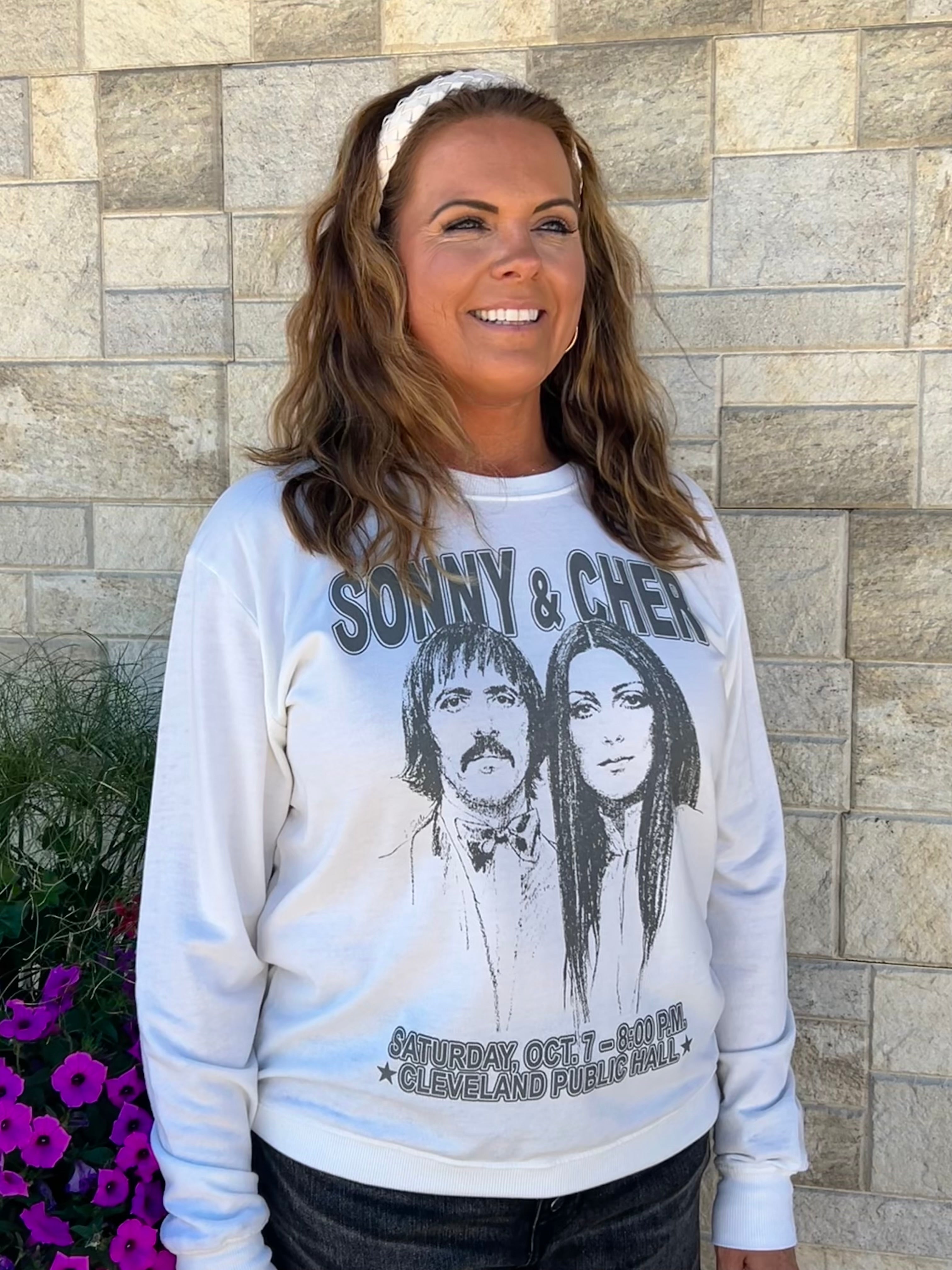 Sonny & Cher Fitted Sweatshirt