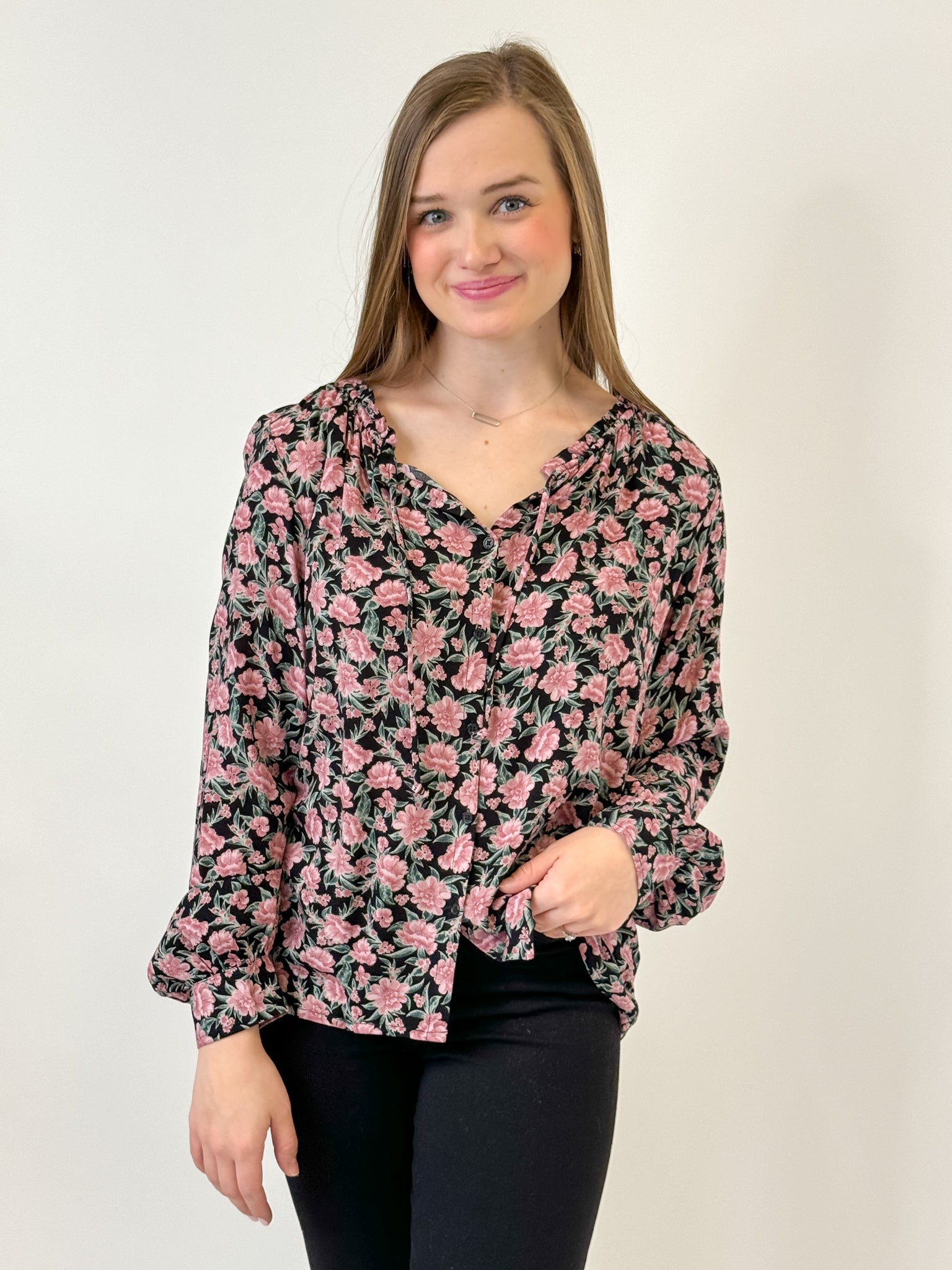 Adella Floral Top