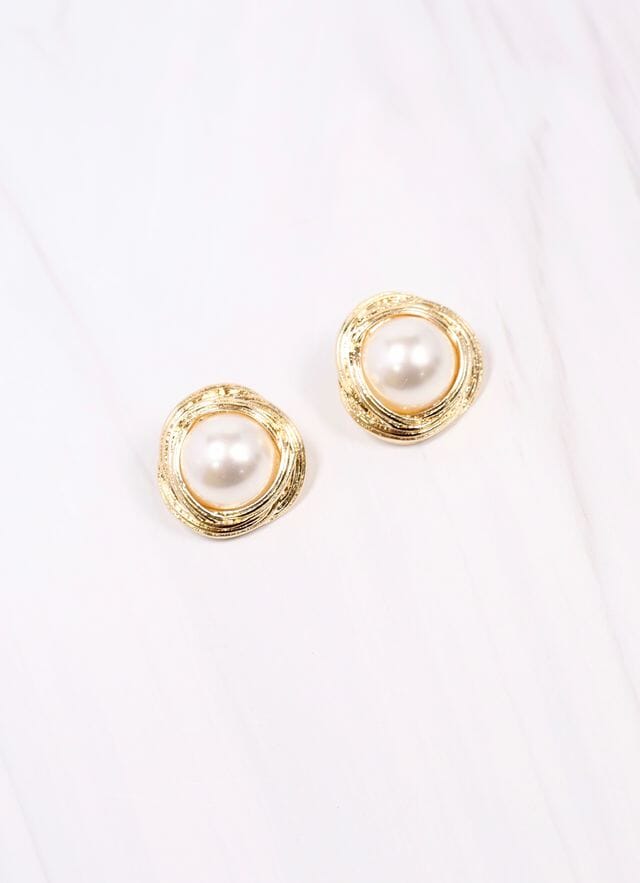 Enoch Pearl Stud Earrings