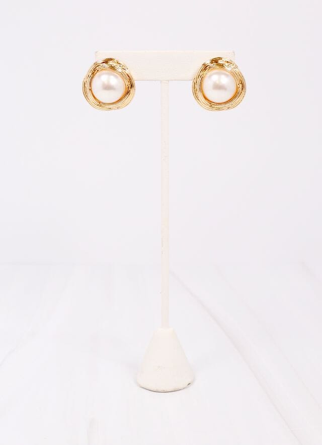 Enoch Pearl Stud Earrings