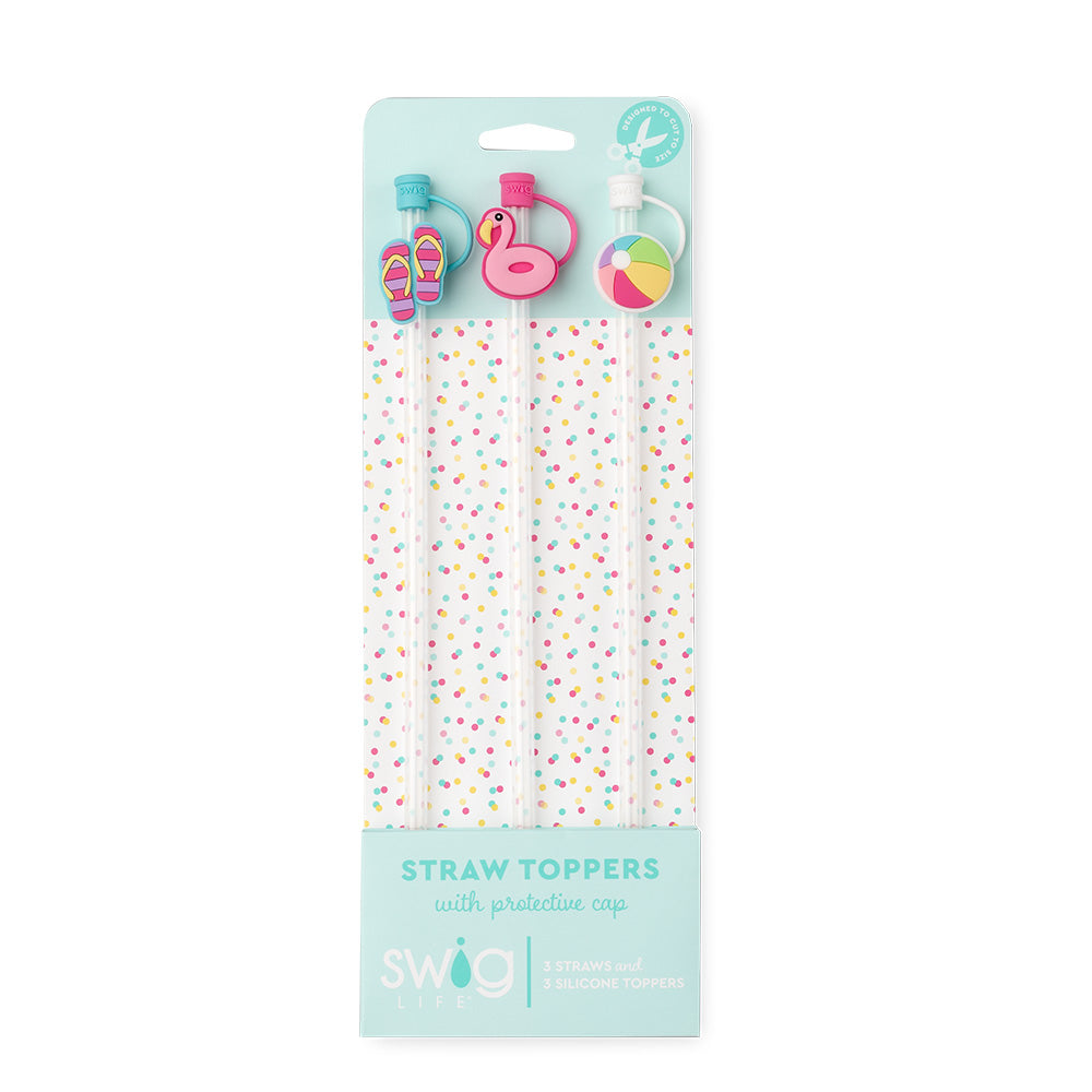 SWIG Straw Topper Set